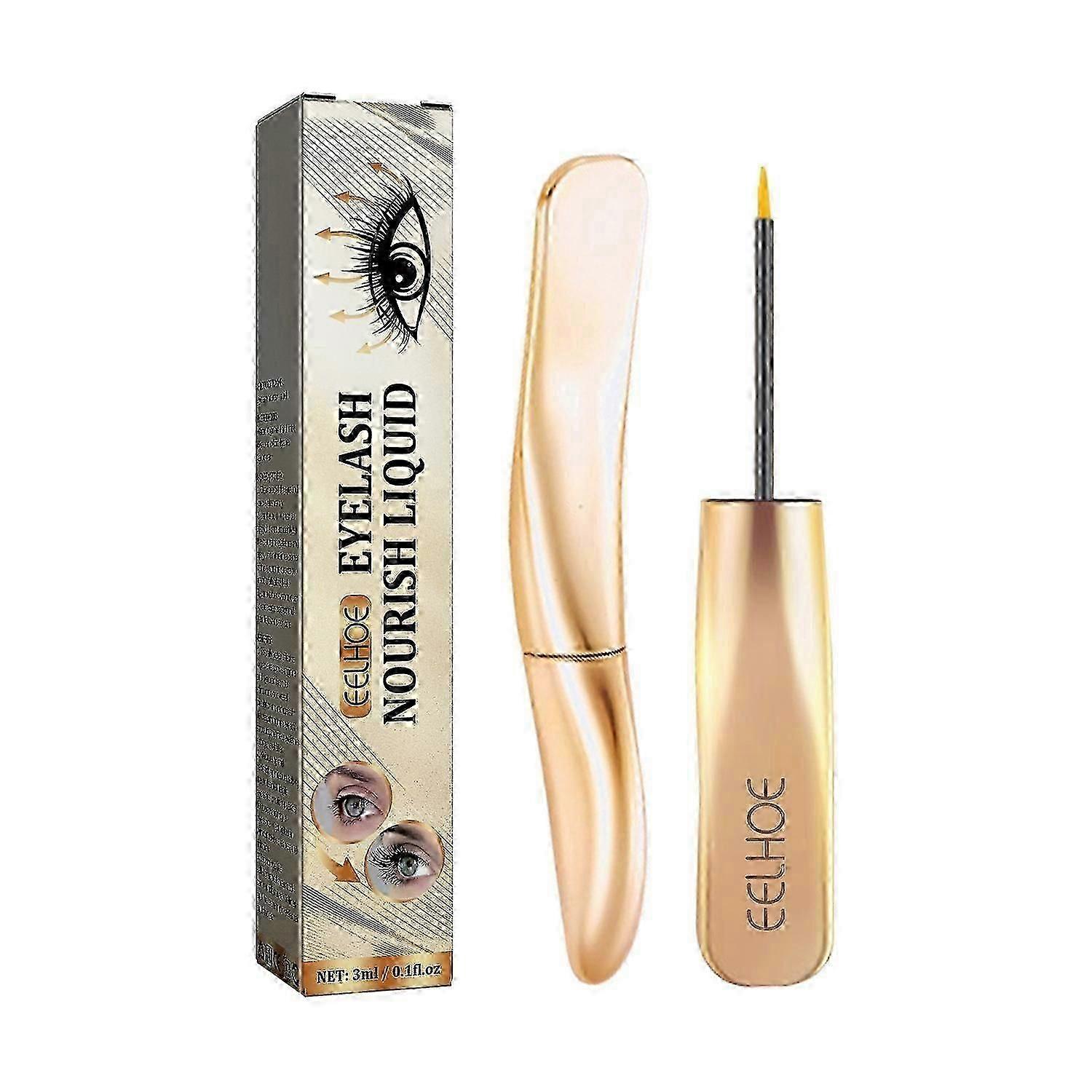 EELHOE Eyelash Liquid Black Eyelash Curl Natural Beautiful Long Thick Eyelash Moisturizing Treatment
