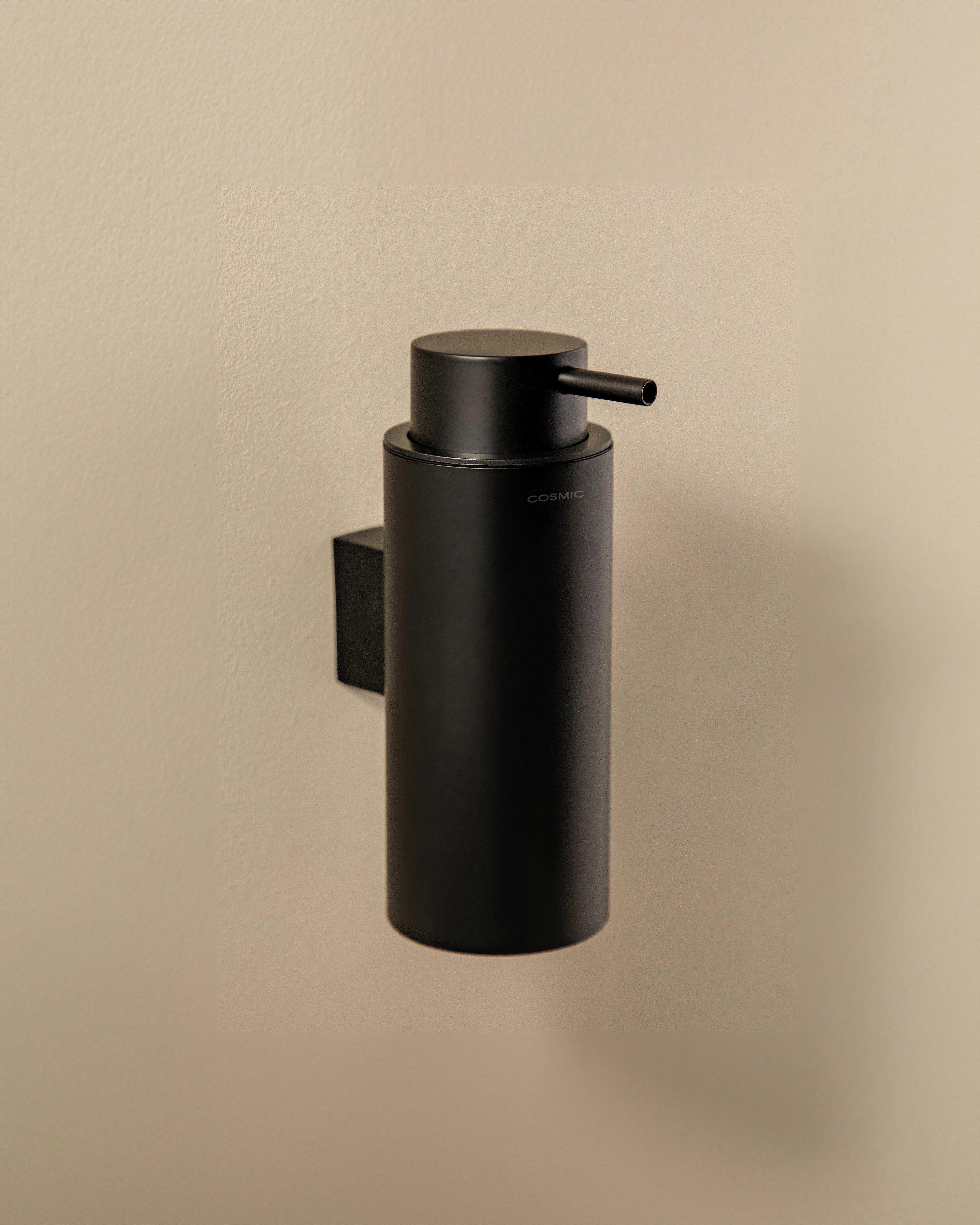 COSMIC Soap Dispenser, 200ml Capacity, Matt Black, Logic Collection