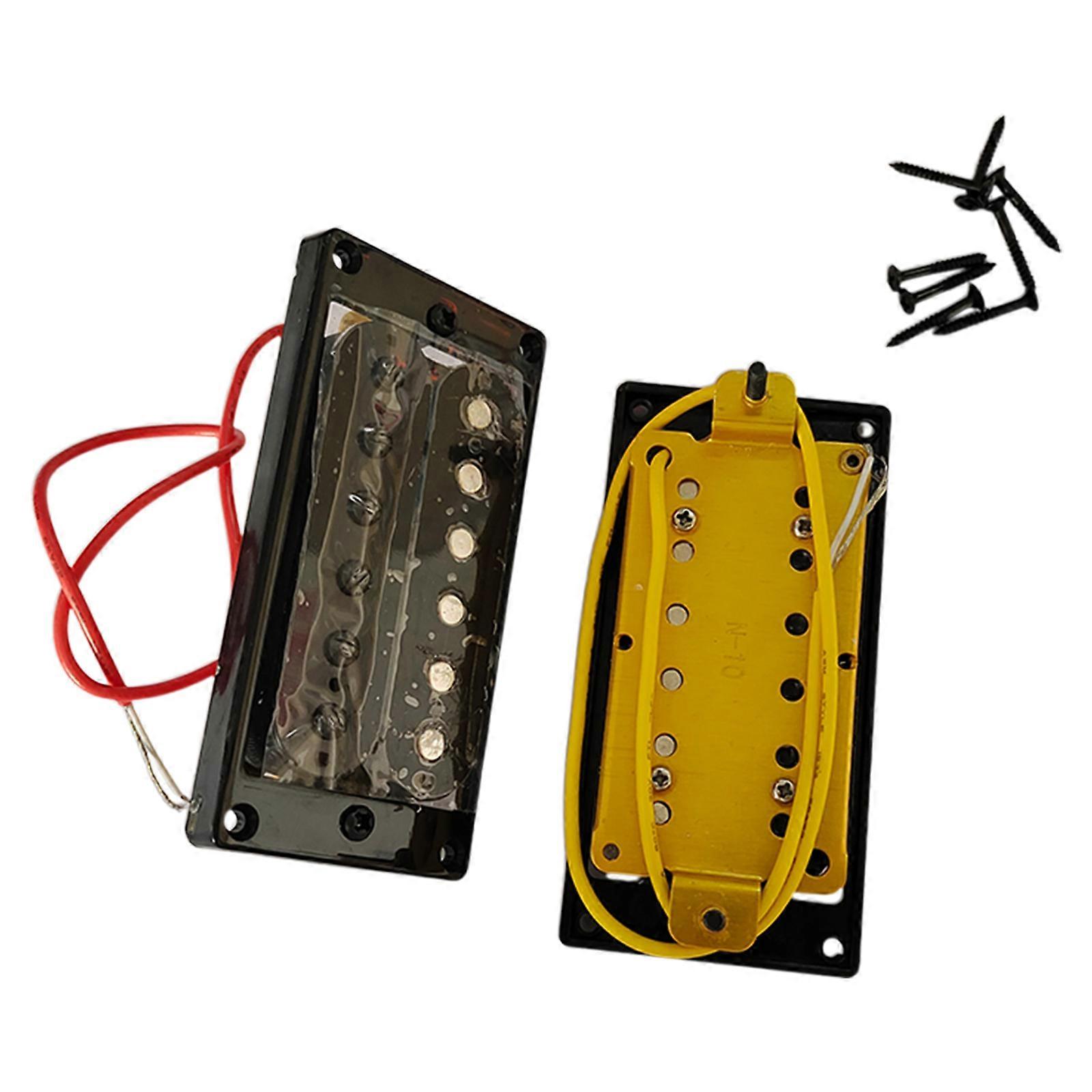 Ηλεκτρική κιθάρα Humbuckers Pickups Double Coil Guitar Bridge &; Neck Pickups Set Ανταλλακτικά ηλεκτρικής κιθάρας