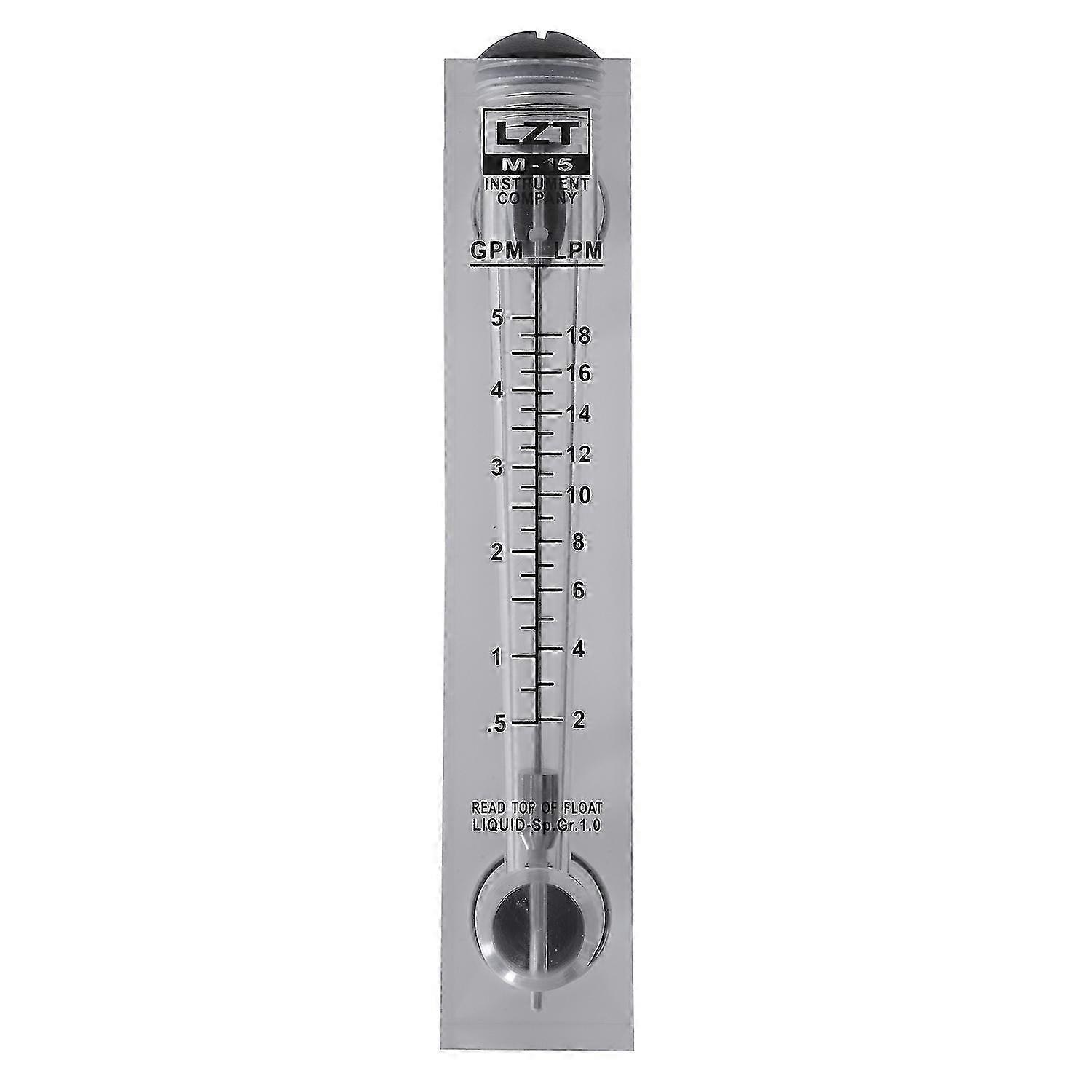 Panel Mount Water Flow Meter 0.5-5 GPM (2-18 LPM)