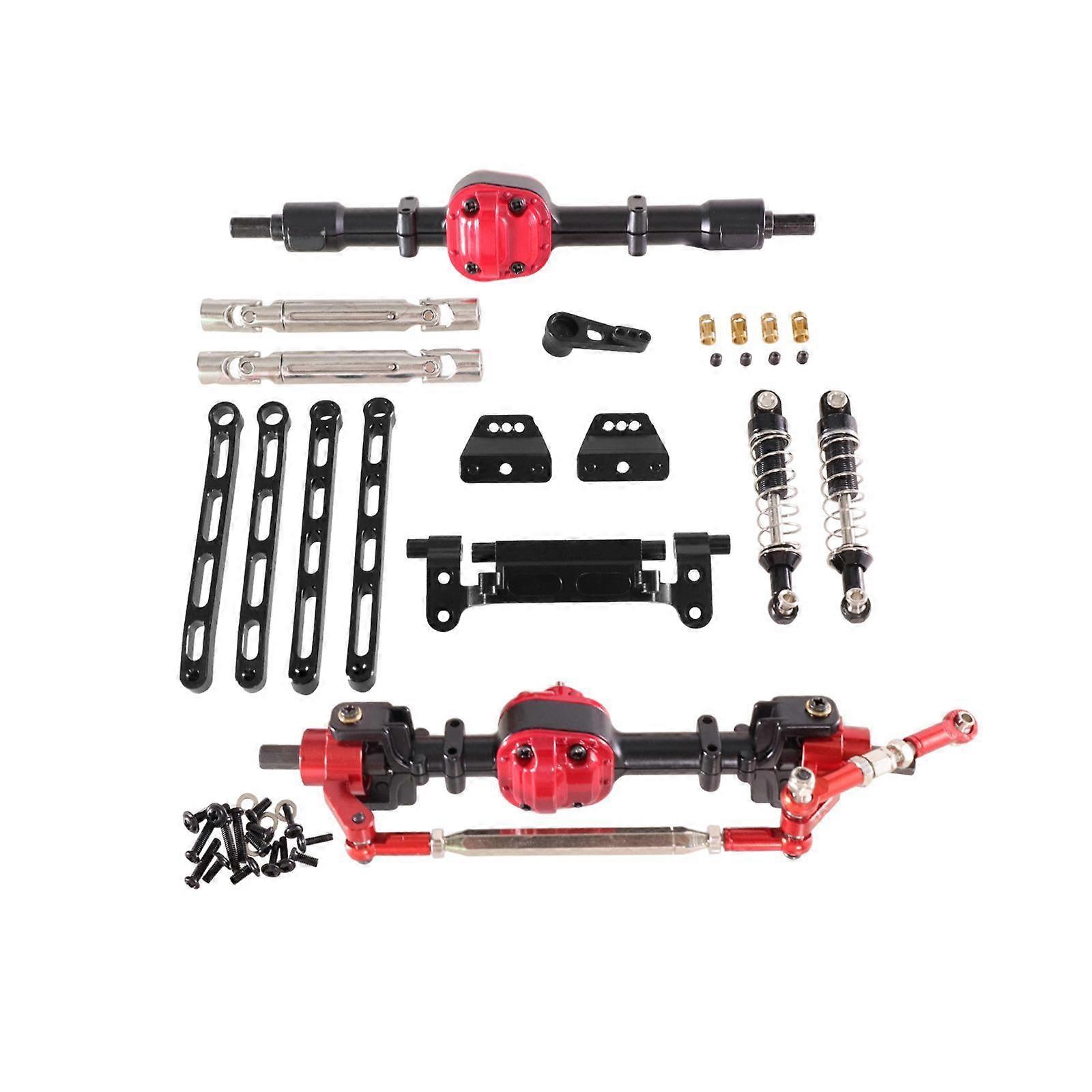 RC Metal Front and Back Assembly Kit Metal Upgrade Metal Upgrade Modification Remplacer les pièces RC