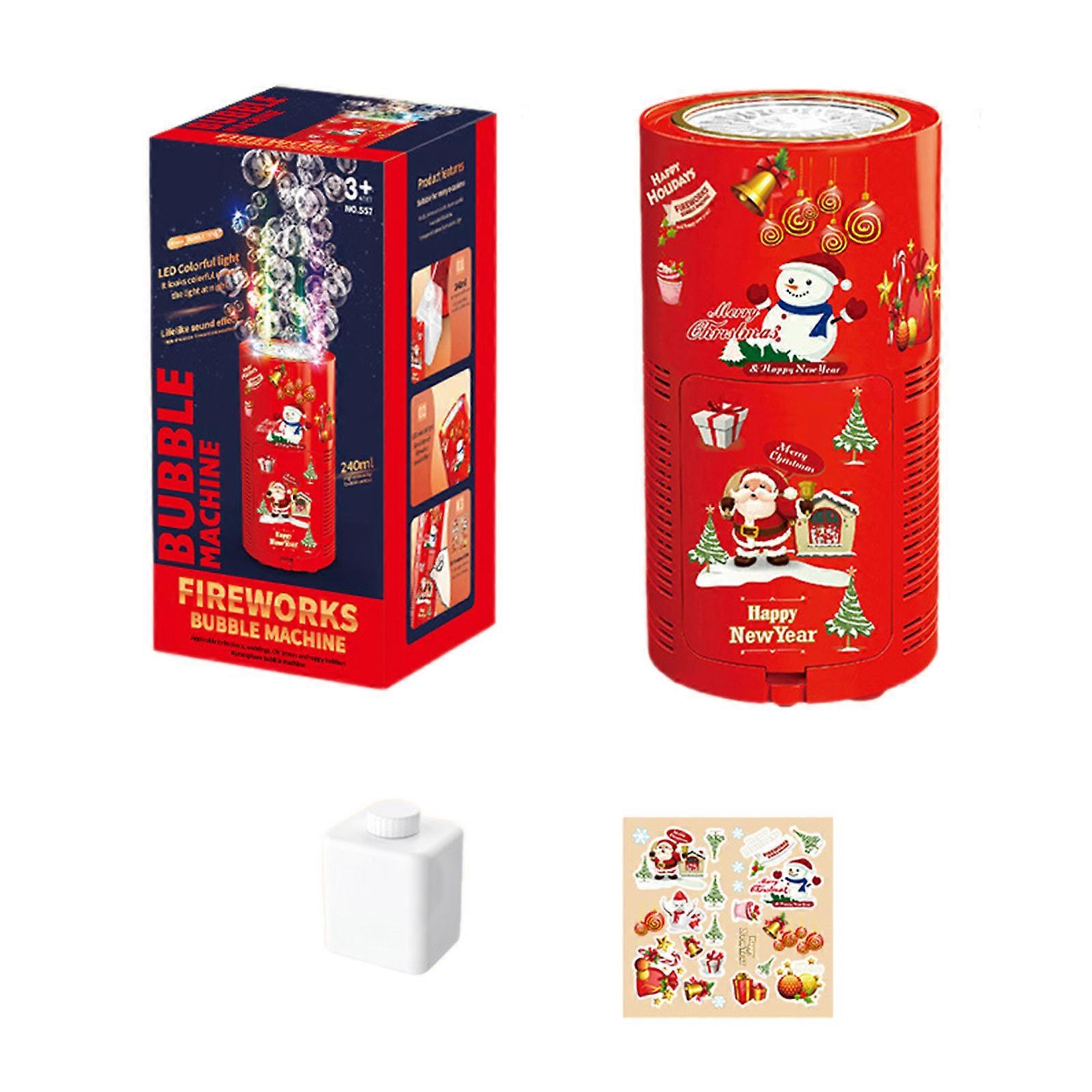 Bärbar fyrverkeri Bubble Machine Automatisk Bubble Machine för gräsmatta utomhus inomhus fester firar det nya året