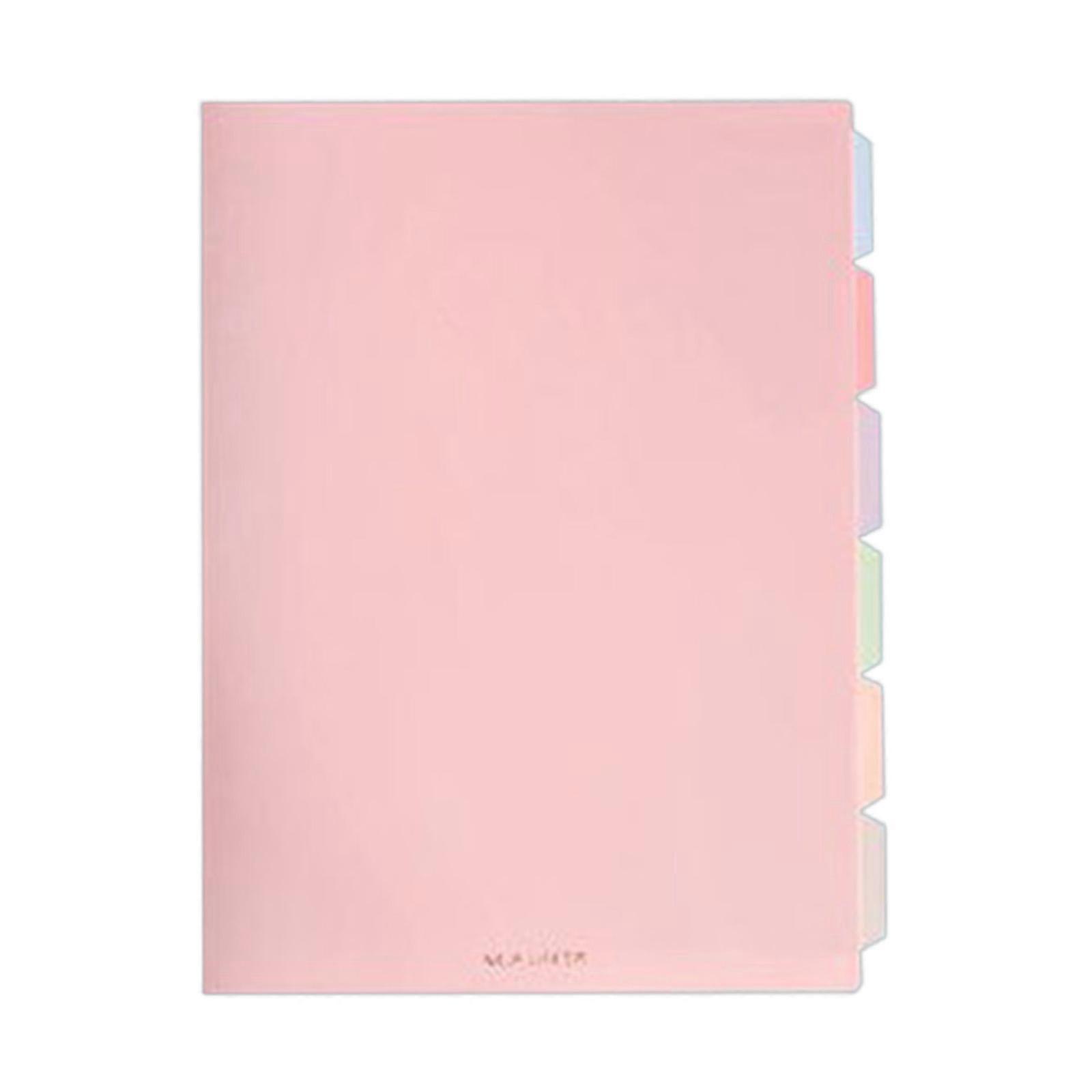 A5/B5 Multicolor Binder Portfolio Notebook Spiral Sketchbook for Office School Stationery Xmas Birthday Present 60 Sheet  B5 Cornel powder