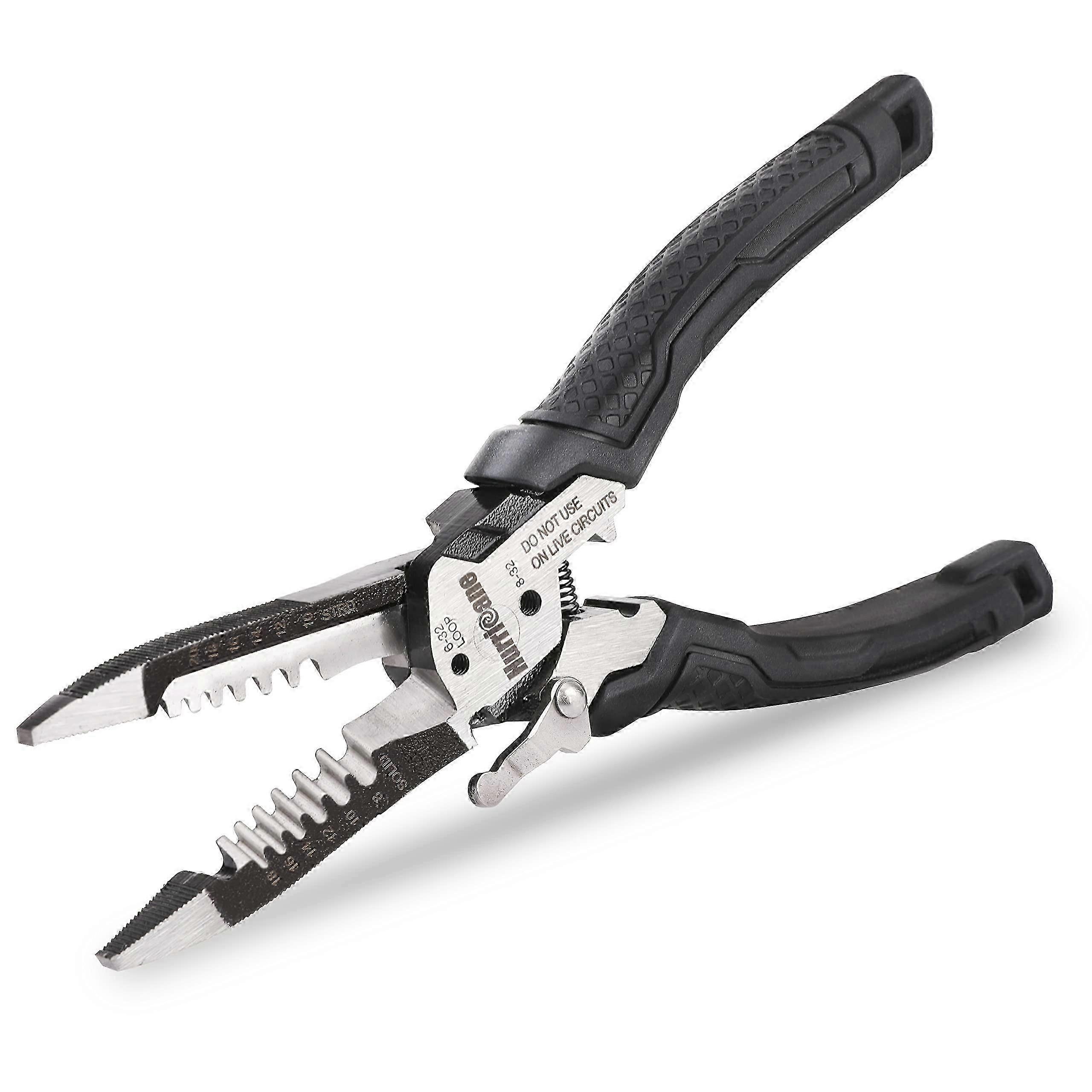 Multi-Function Wire Stripper & Crimper Tool for 8-18 AWG Cables