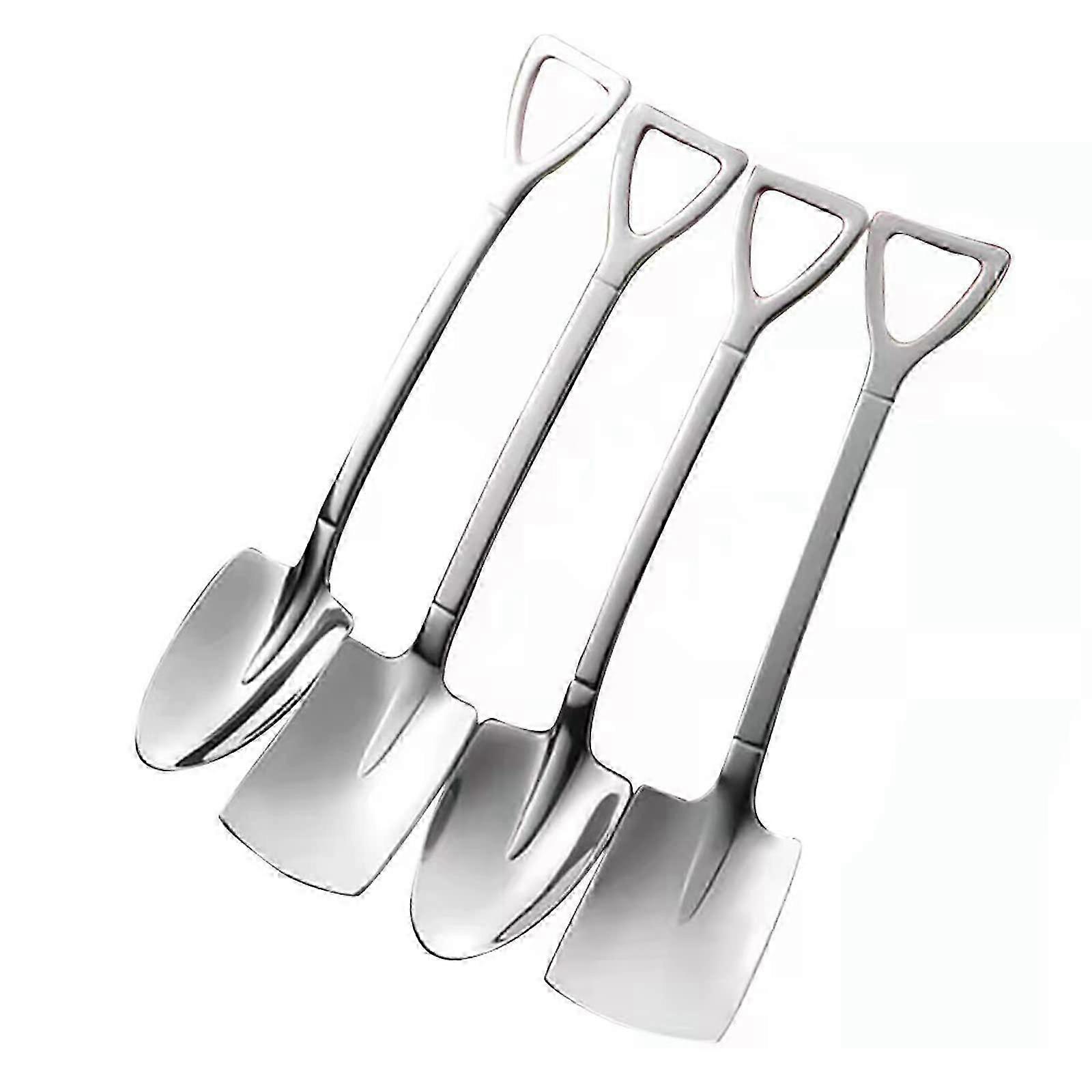 4 Pcs Stainless Steel Coffee Tea Sugar Stirring Spoon Set