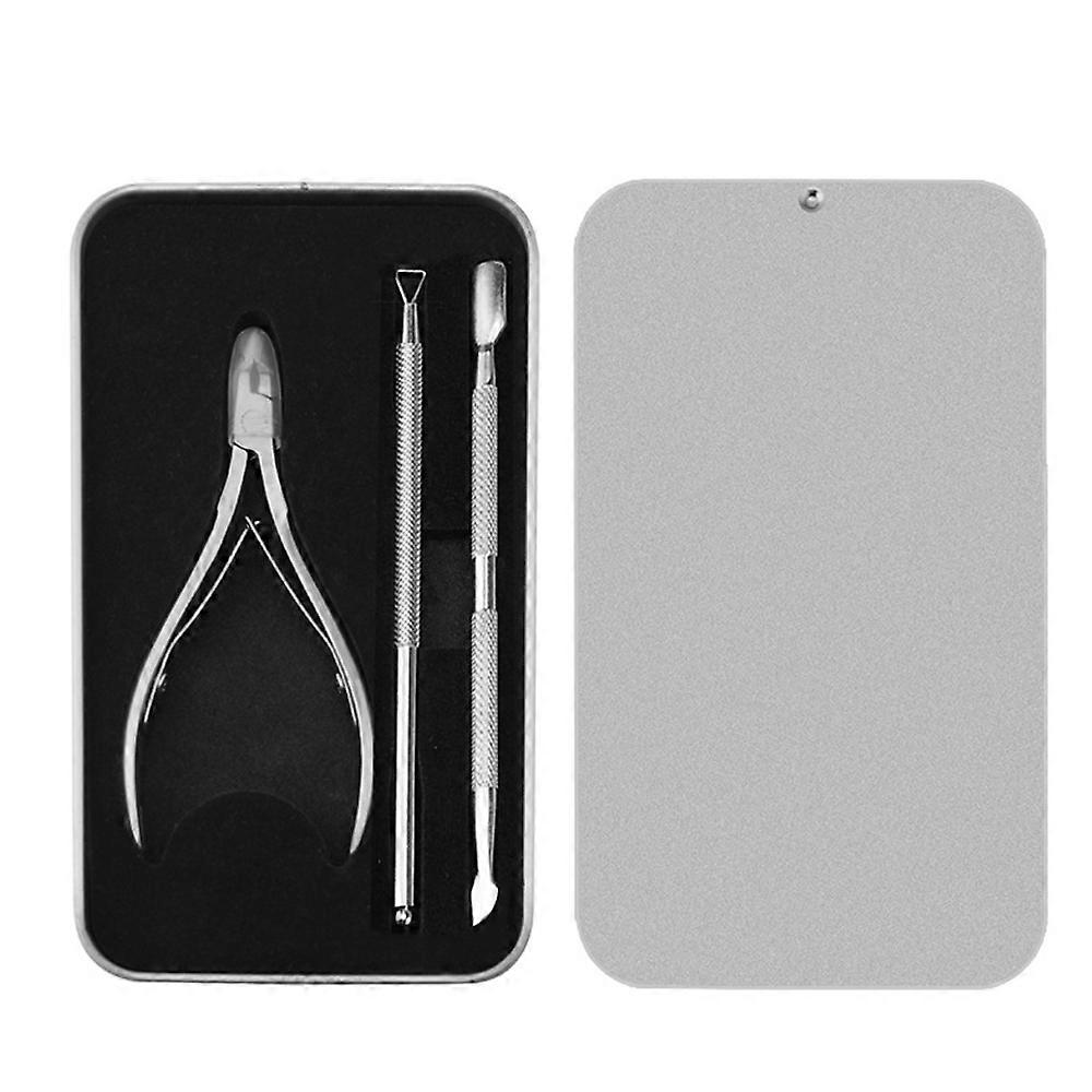 Salon-Quality Cuticle Trimmer With Cuticle Pusher Super Labor-Saving Cuticle Cutter Sharp Cuticle Clippers
