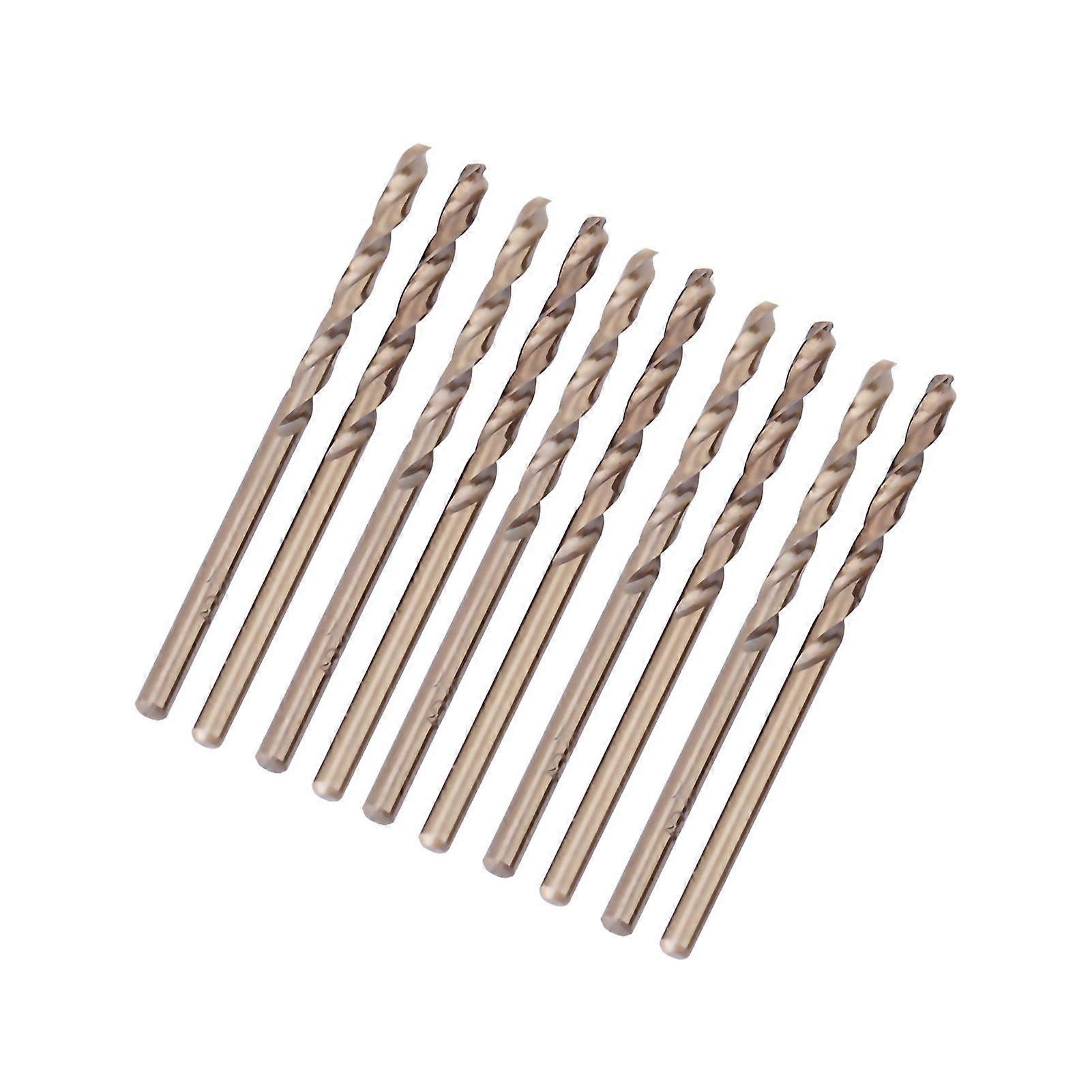 High quality  HSS CO/M35 Cobalt Twist Drills 10pcs (3.2mm)