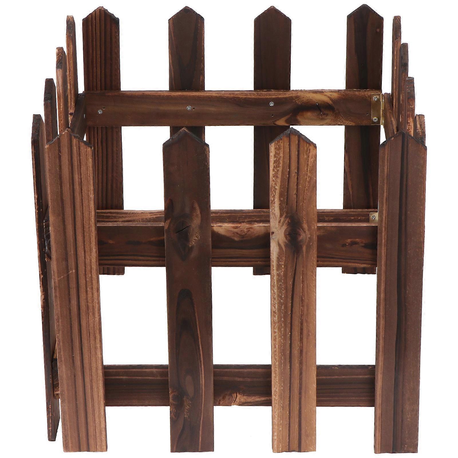 Wooden Mini Fencing, Ideal Accents for Christmas Trees and Seasonal Displays