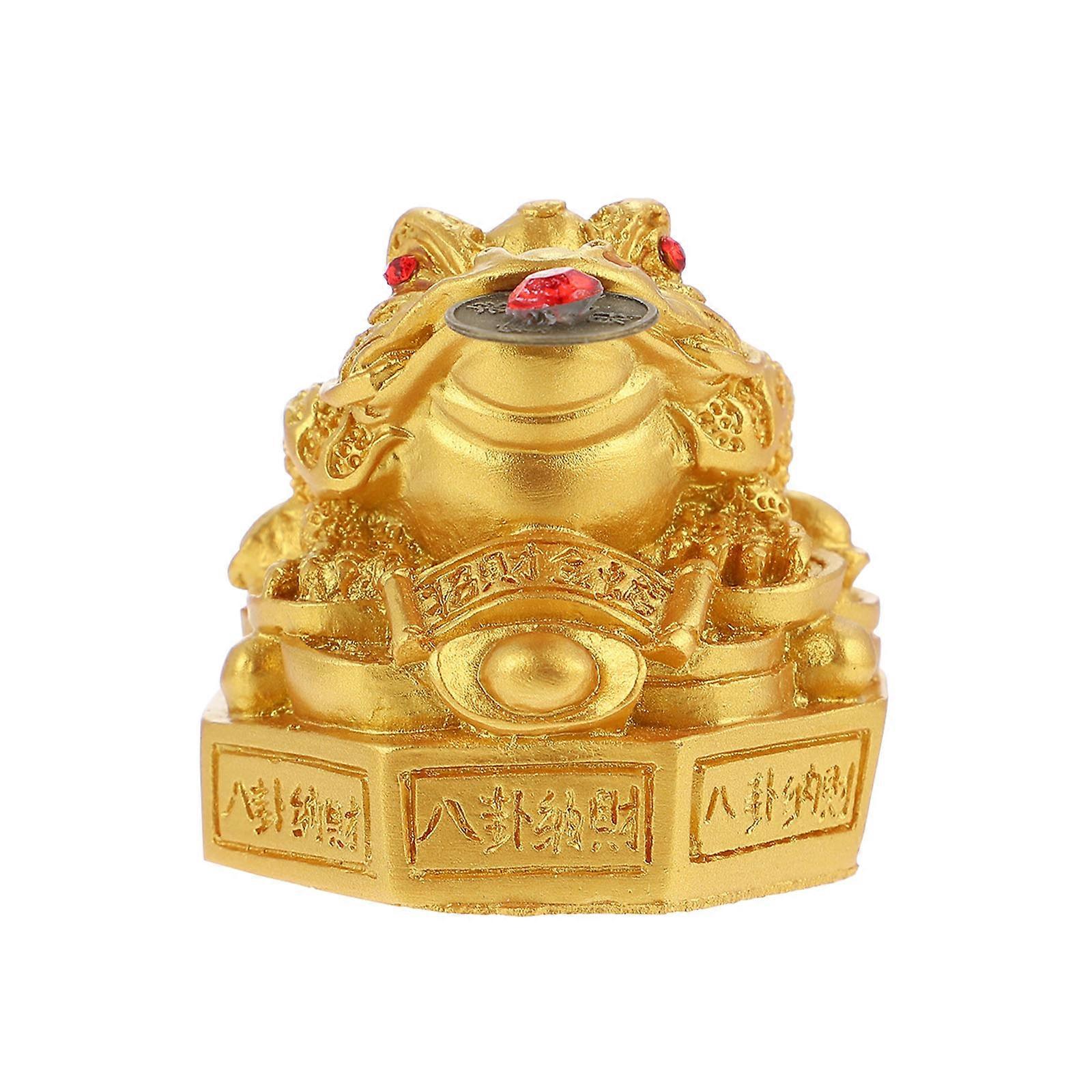 Refined Toad Figure for Workspace Embellishment, Finish