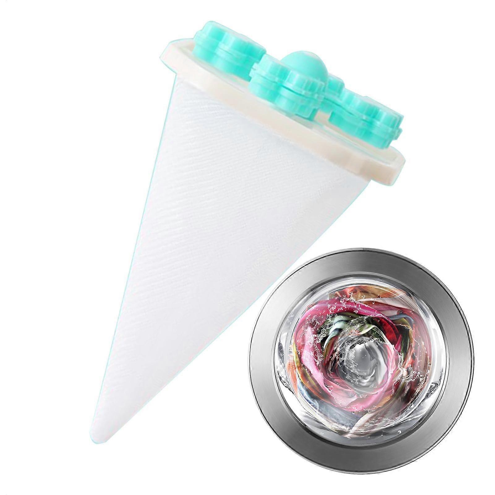 Wasch-Haarfänger Floating Filter Net Laundry Cleaning Ball For Home Use Reusable Lint Remover Laundry Lint Catcher Green