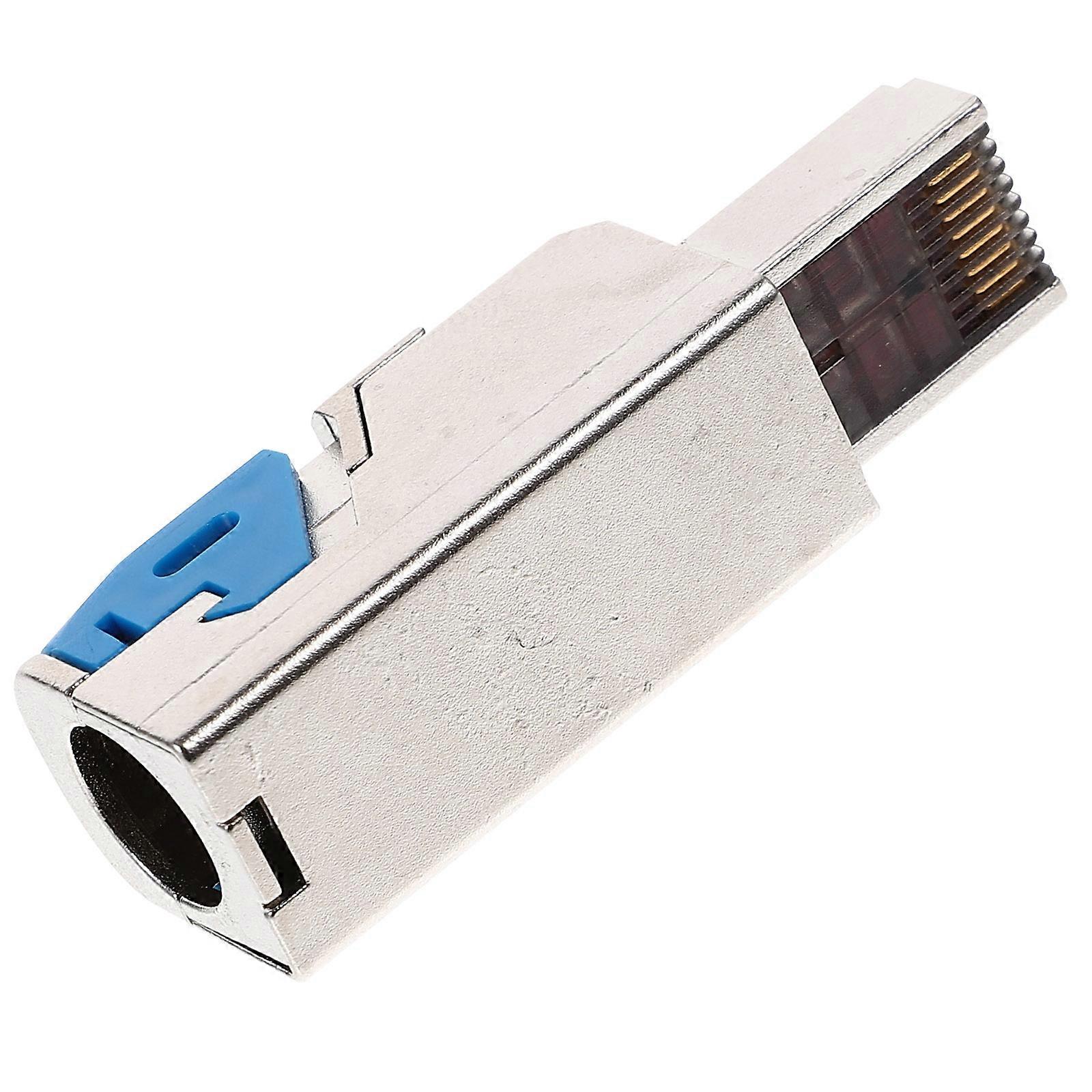 Ethernet To Ethernet Connector Modular Plugs Home Users Gold Plating 1Pcs