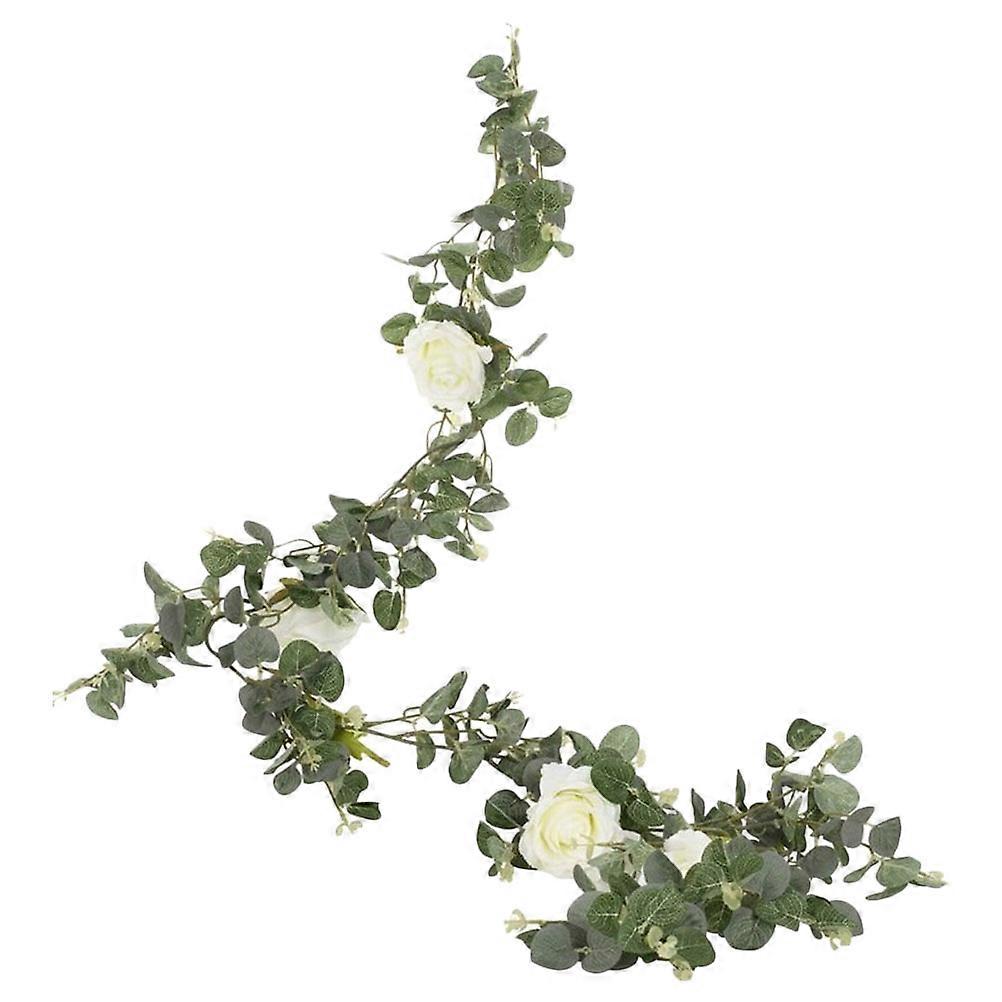 Wedding Hanging Flower Vine Artificial Hanging Plants Photo Prop Realistic Green 200x3.5cm 1Set