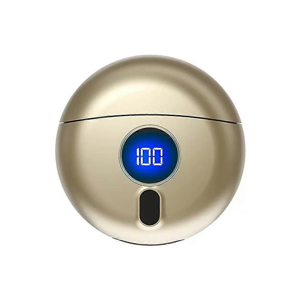 سكين لحية كهربائي صغير محمول للرجال ضروري للذهب