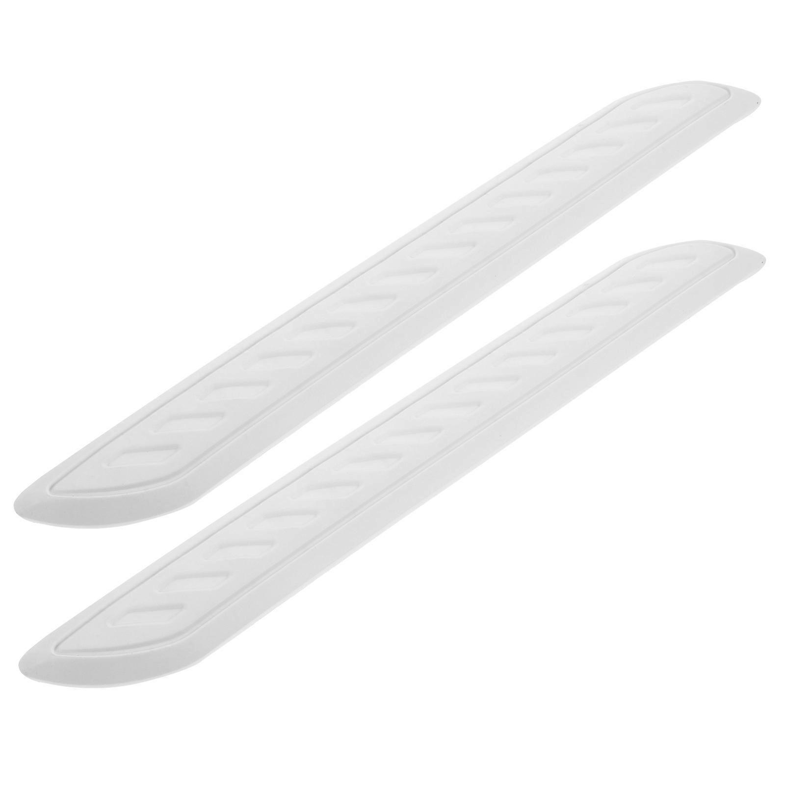 2pcs Car Bumper Guard Sticker Scratch Resistant Rubber Trim Protector Durable Rear Trunk Protector for SUVs Easy Installation