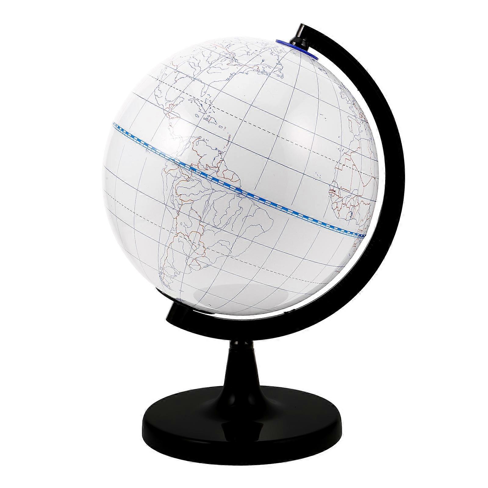 Coloring Diy Globes Foam Material Festive Decorations Students 11.40X8.45X8.45in Geography Teaching Aid 1Pack