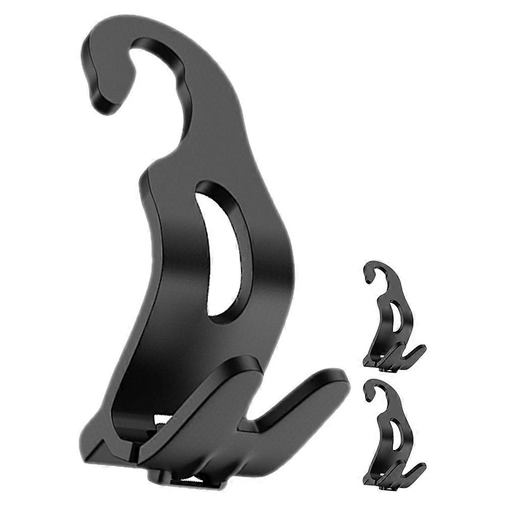 Headrest Hooks Automotive Hooks For Car Use Hanging Items ABS 10.50X4.50X3.00CM Storage 3Pcs