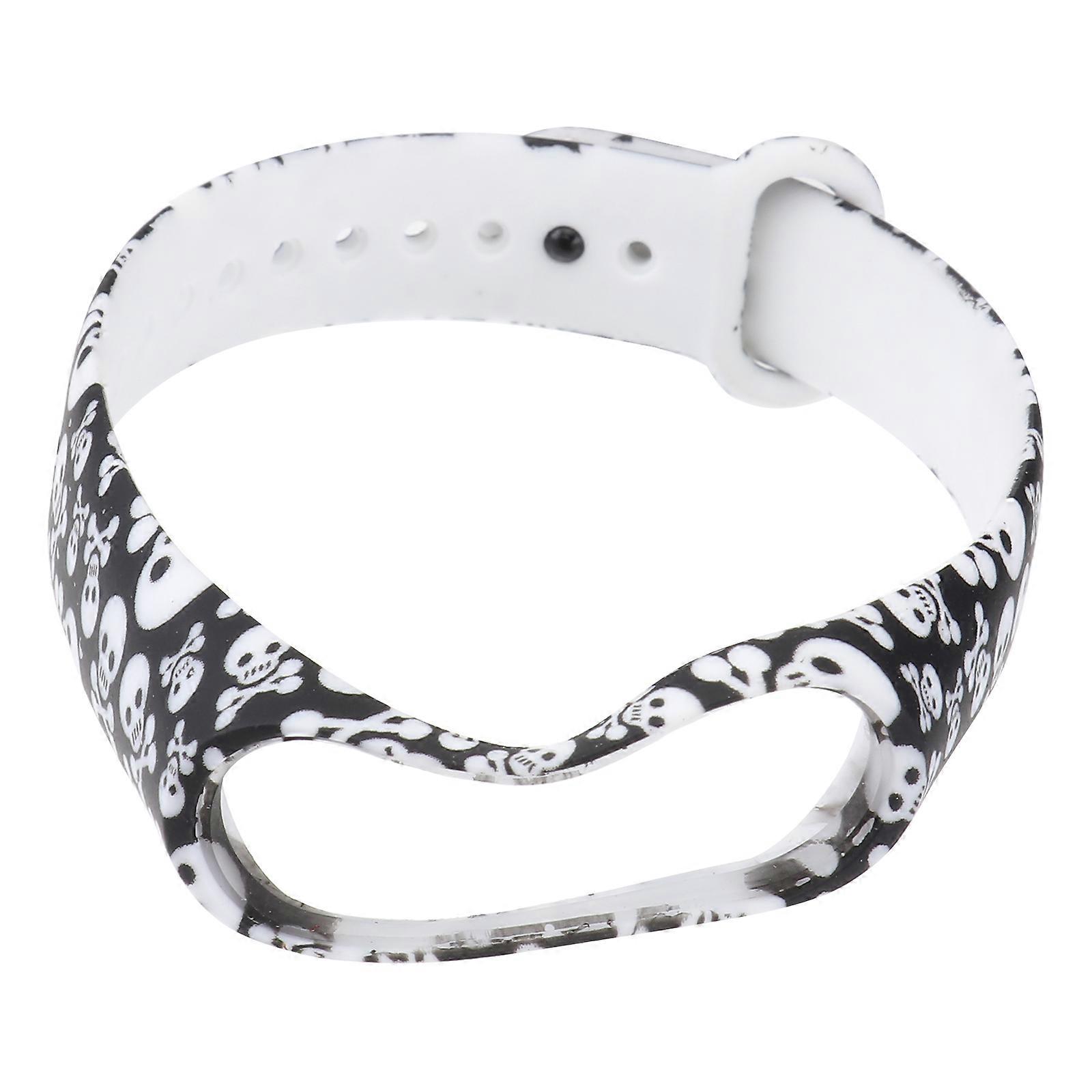 Exercise Straps 3 Wriststrap Skull Design Waterproof Daily Use 1Set