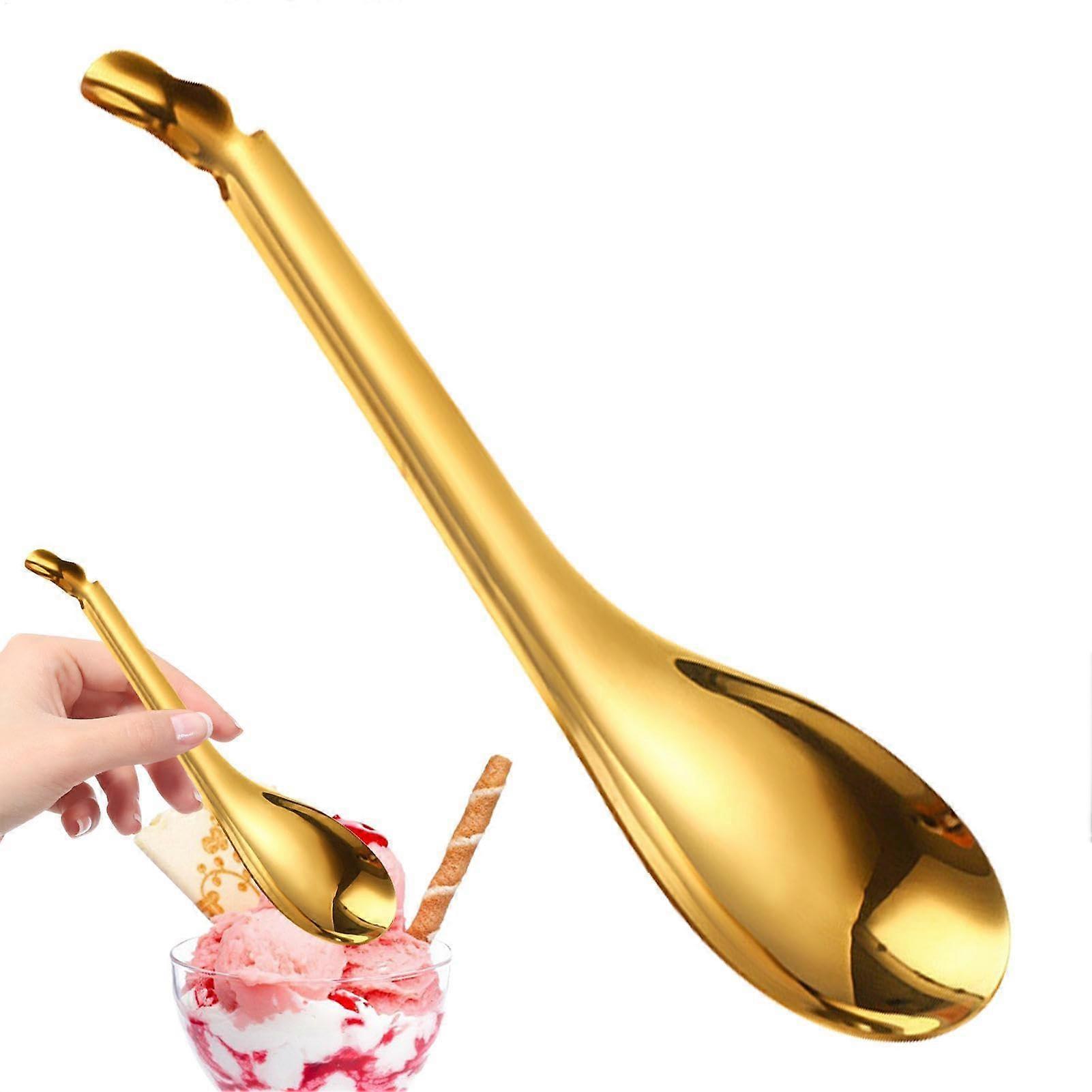 Kaviarlöffel – cucchiaio di legno in oro o argento per caviale, salse