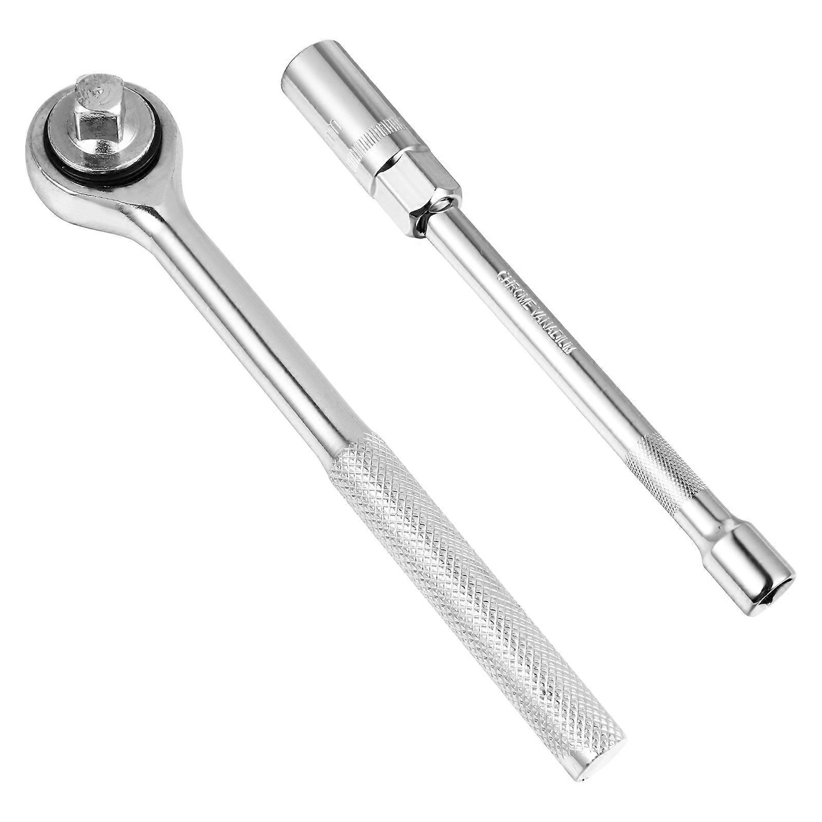 Broken Glow Plug Removal Tool Spark Plug Socket Wrench Set Automotive Maintenance Cylindrical Socket High Carbon Steel Removal 1 Set