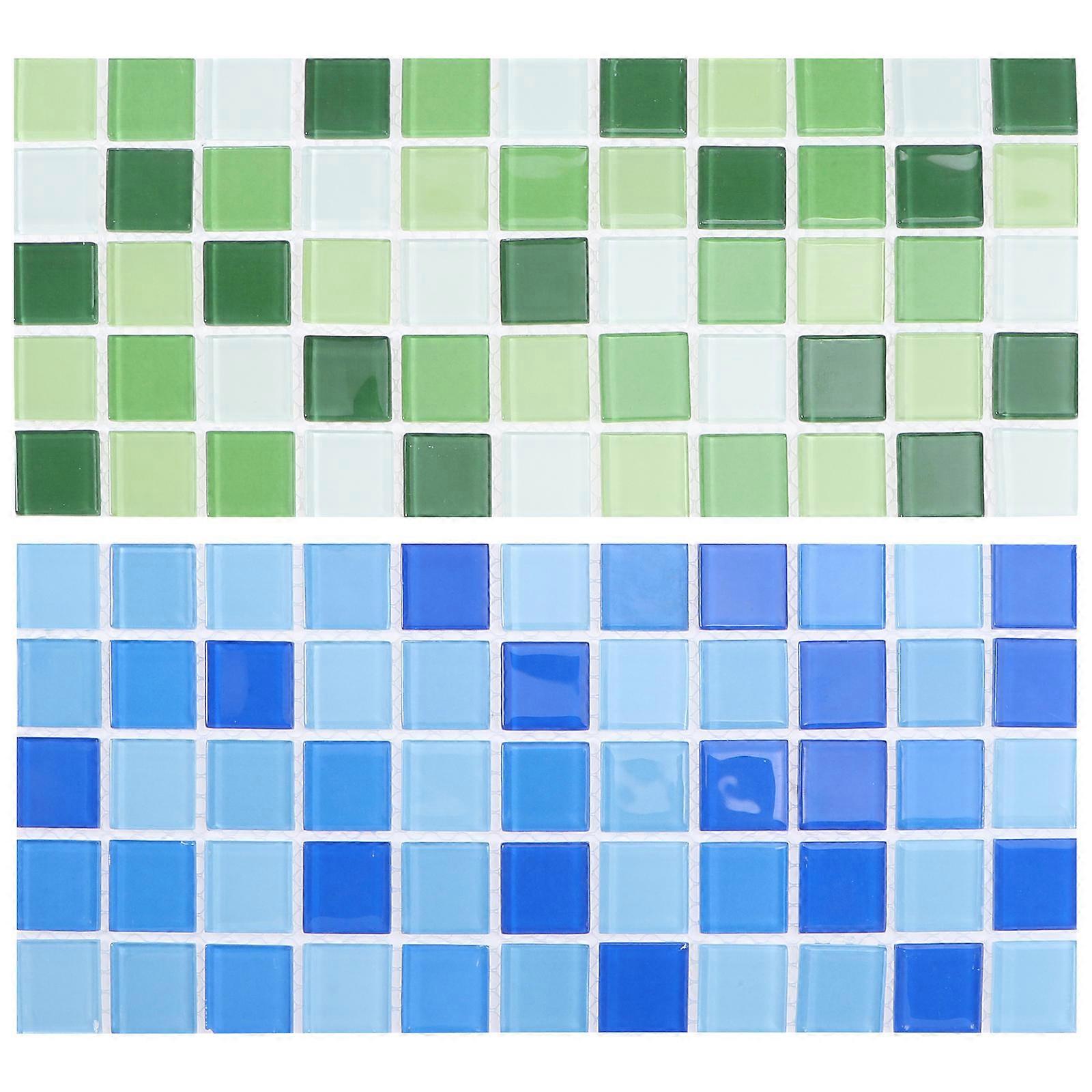 2pcs Summer Sleeping Mat Hamster Cooling Pad Cooling Cushion (Blue, Green)
