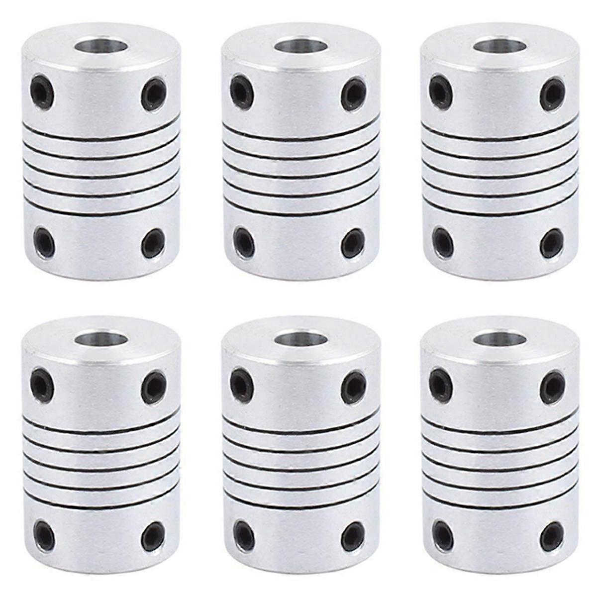 Σύνδεσμος άξονα 6mm έως 8mm Μήκος 25mm Διάμετρος 18mm Κράμα αλουμινίου
