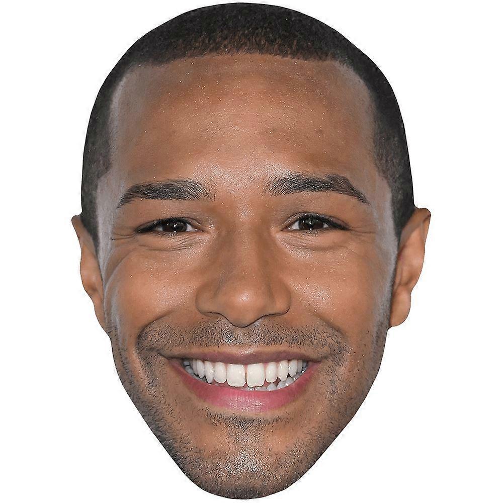 Michael Gunning (Smile) Celebrity Mask, Flat Card Face