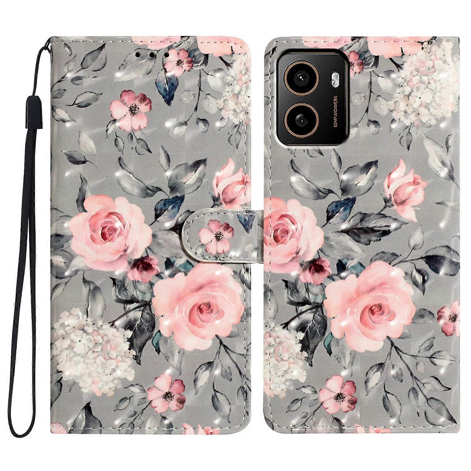 For HMD Pulse+ Case PU Leather 3D Pattern Printing Wallet Phone Cover