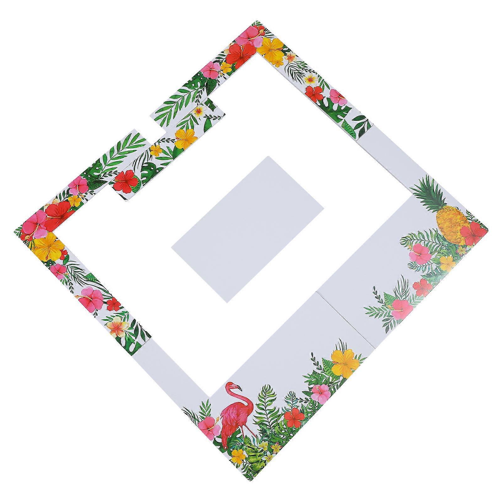 Hawaii Decor Photo Frame Rectangular Assorted Color 90x60cm Taking Pictures 1Pack