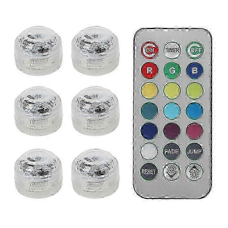 RGB Night Light with Wireless Remote Control LED Remote Control Waterproof Light 3D Printer Model Standard Components