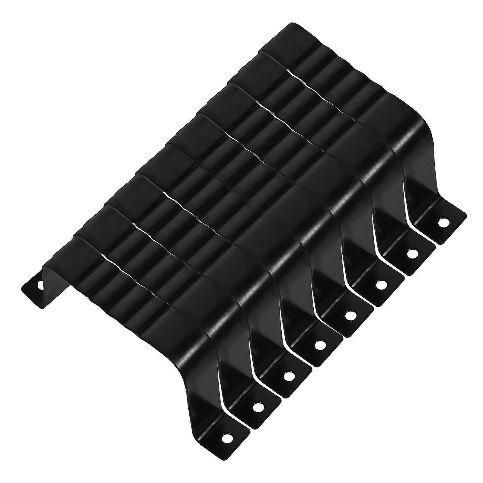 Downspout Adapter Gutter Adapter Strap Outdoor Use Lightweight Rain Gutter Pipe Strap 8Pcs