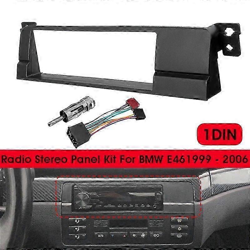 2025 Latest Model Car 1 Din Radio Fascia Adaptor Panel For BMW 3 Series E46