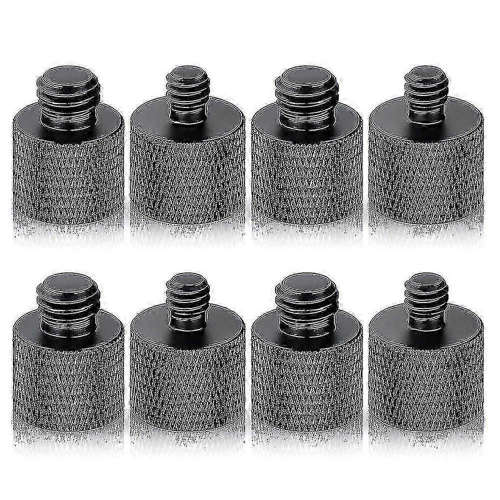 8pcs Microphone 1/4 Male To 3/8 Female And 3/8 Male To 1/4 Female Camera Screw Adapter For Camera T