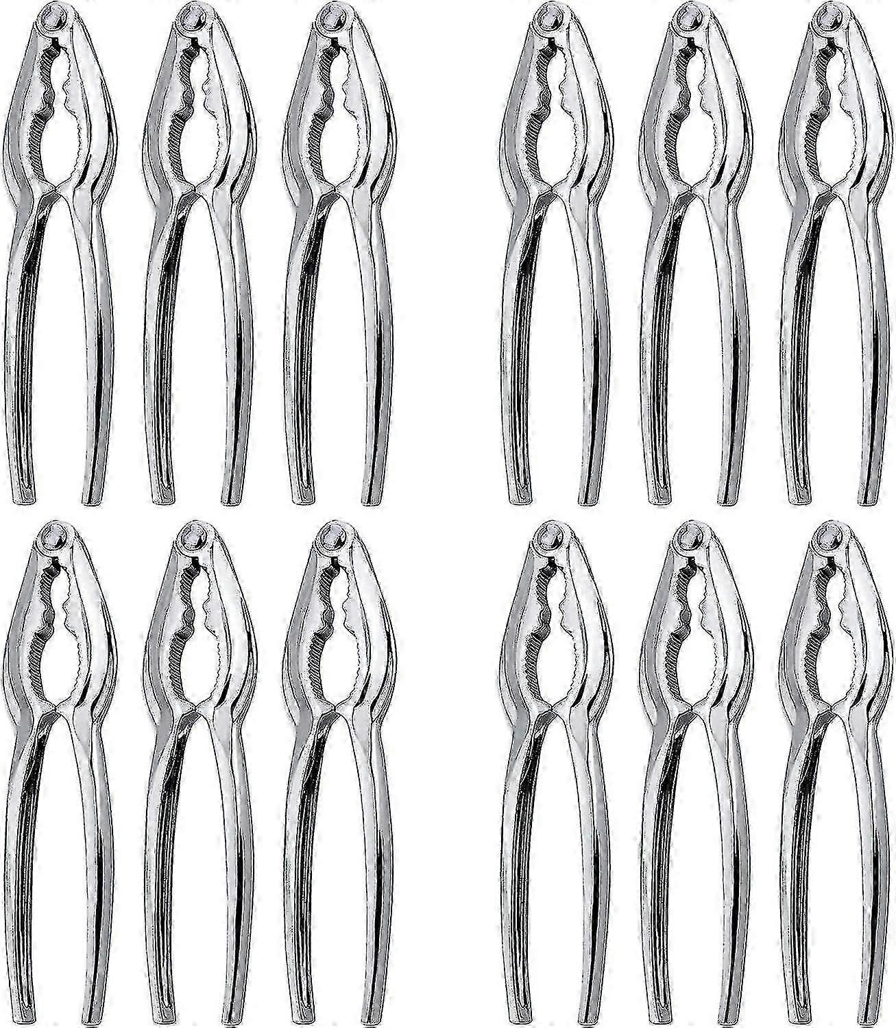 12 Pcs Heavy Duty Seafood Crackers and Tools, Ideal for Crab Legs and Parties