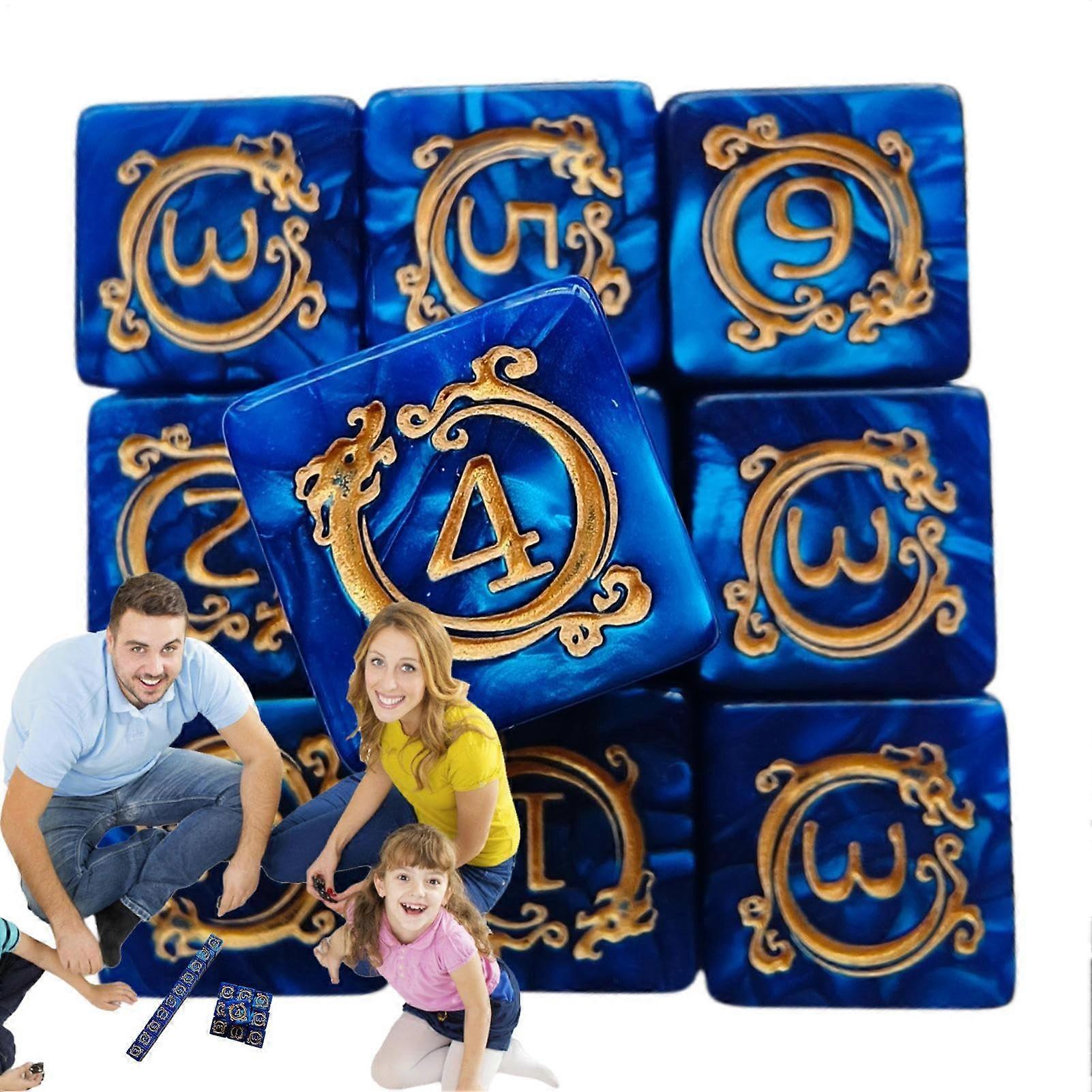 Dice for RolePlaying Games  10Piece RPG Accessory Set with Dragon Design, Car and Desk Decor for Adults