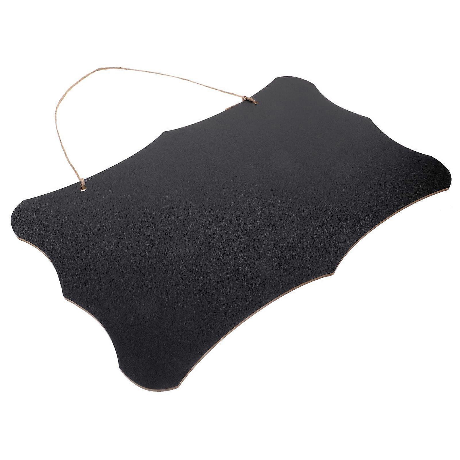 Wedding Sign Display Boards with Stand Chalk Marker Message Board Black Wood