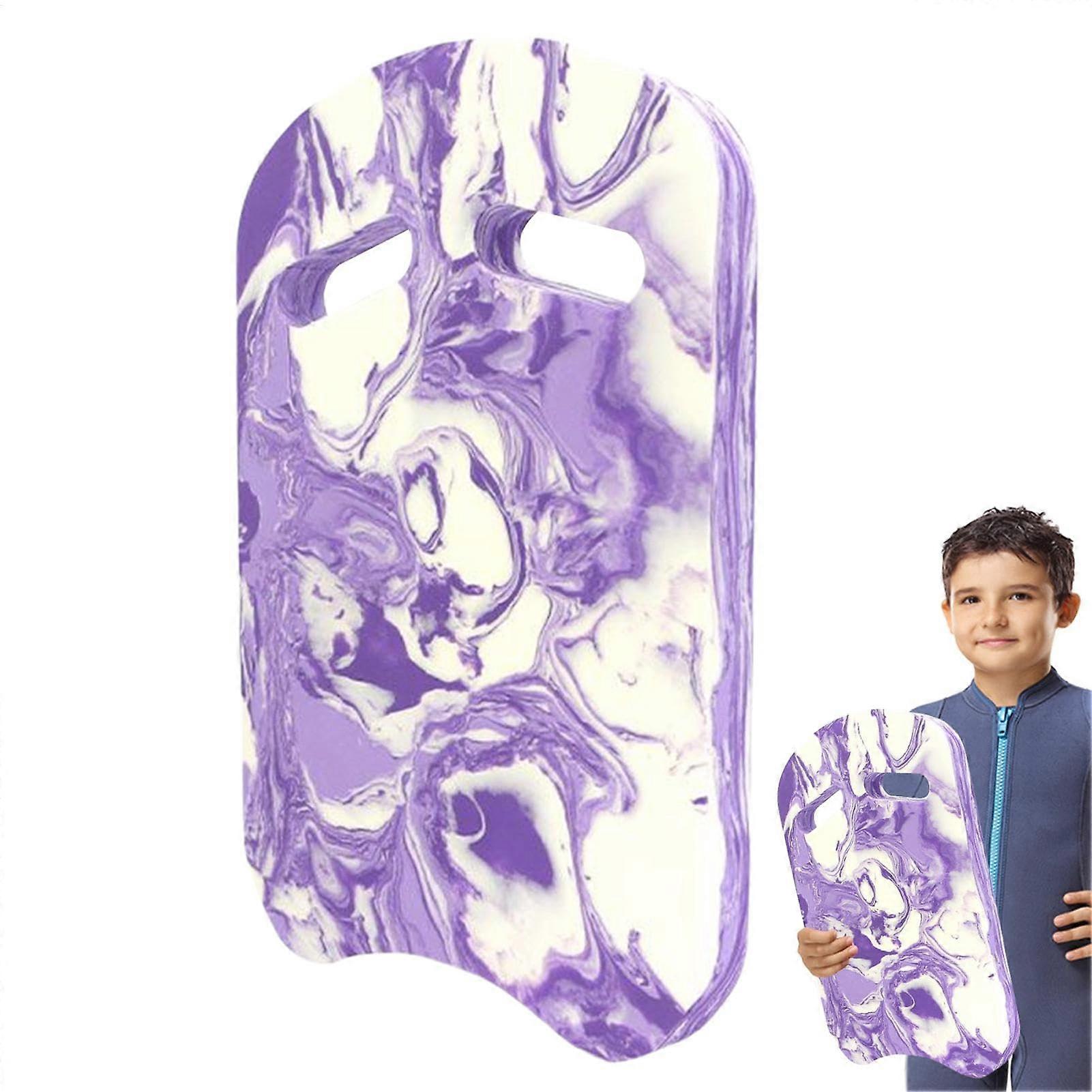 Swimming Board for Adults, High Buoyancy U-Shaped Float with Handle, EVA Foam Training Equipment for Beginners, Violet Color