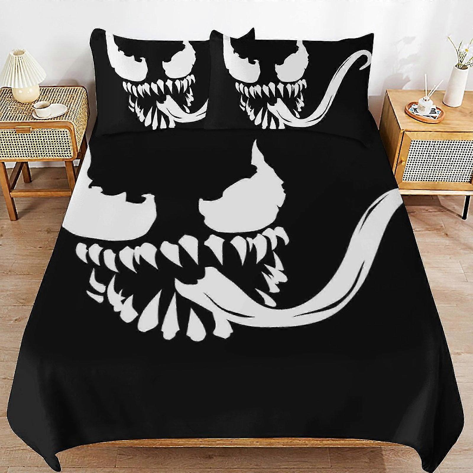 Conjunto de Cama de Quarto Macio com Capa de Edredom e Fronhas para Crianças Presentes de 3 Peças para Meninos e Meninas