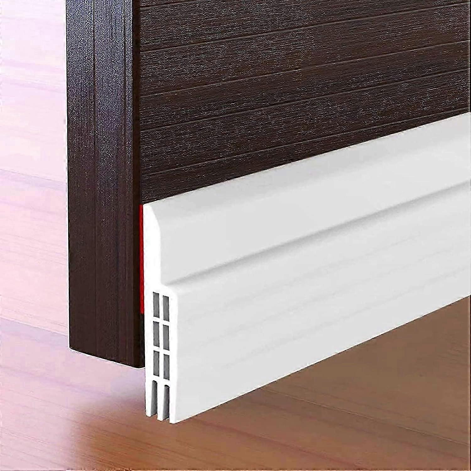 Door Bottom Seal Strip (100x5cm) – Sound/Heat Insulation White
