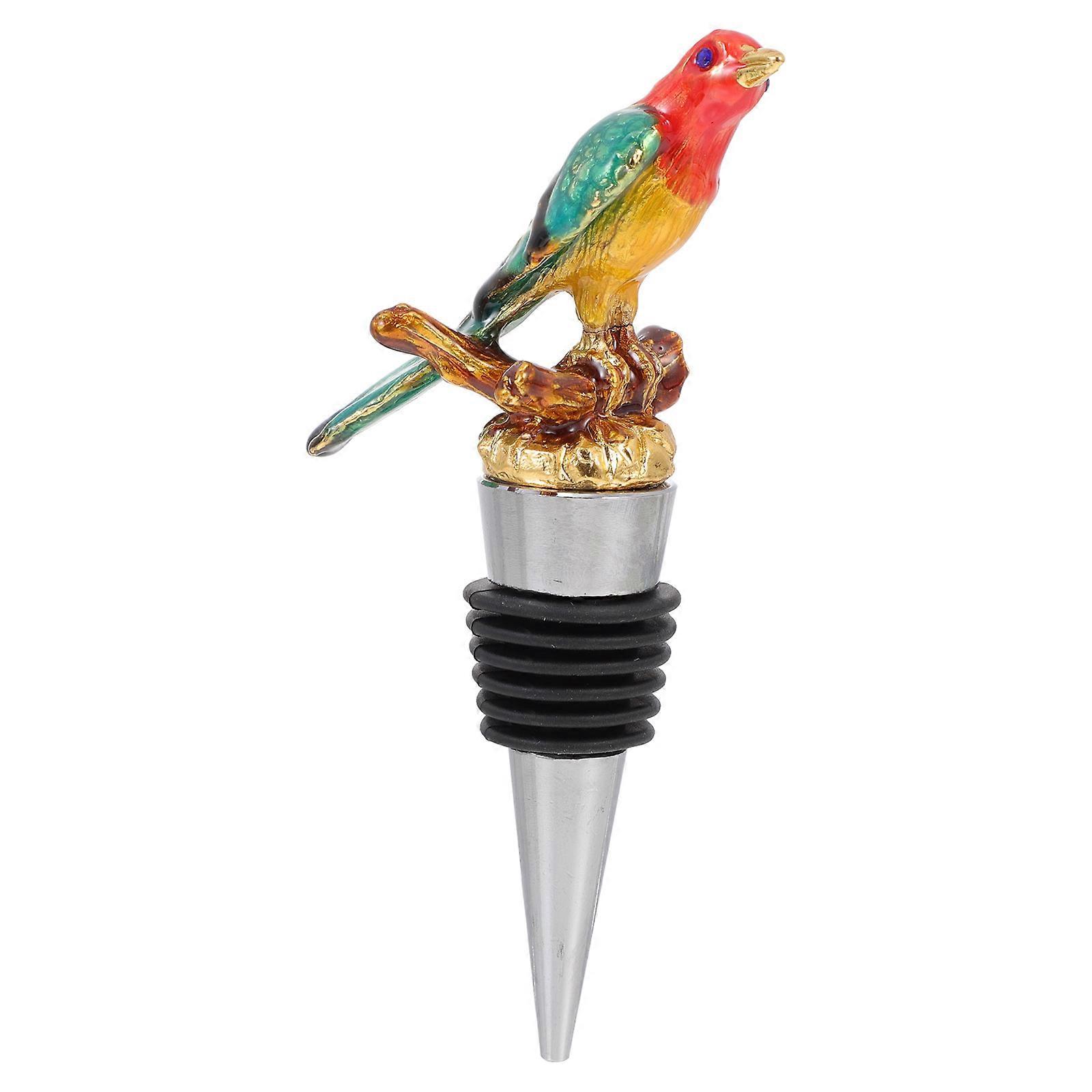 Enamel Magpie Stoppers – Unique Decorative Design with Smooth Edge for Home Bars and Special Occasions