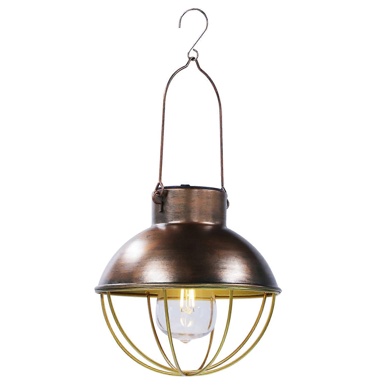 Solar Outdoor Lantern Hanging Solar Light Courtyards Saving Round 1Pcs