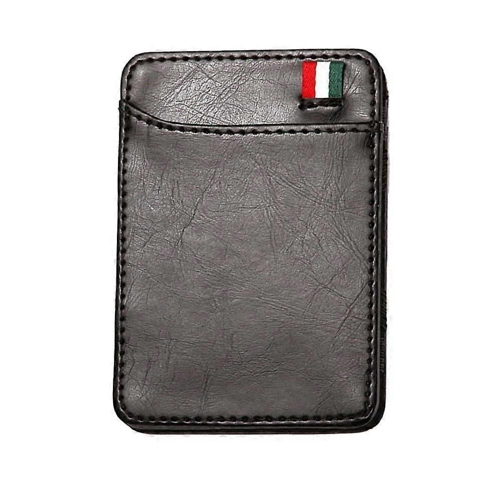 Men Money Holder 1Pcs Black Wallet with Multiple Secure Pockets for Storage Use