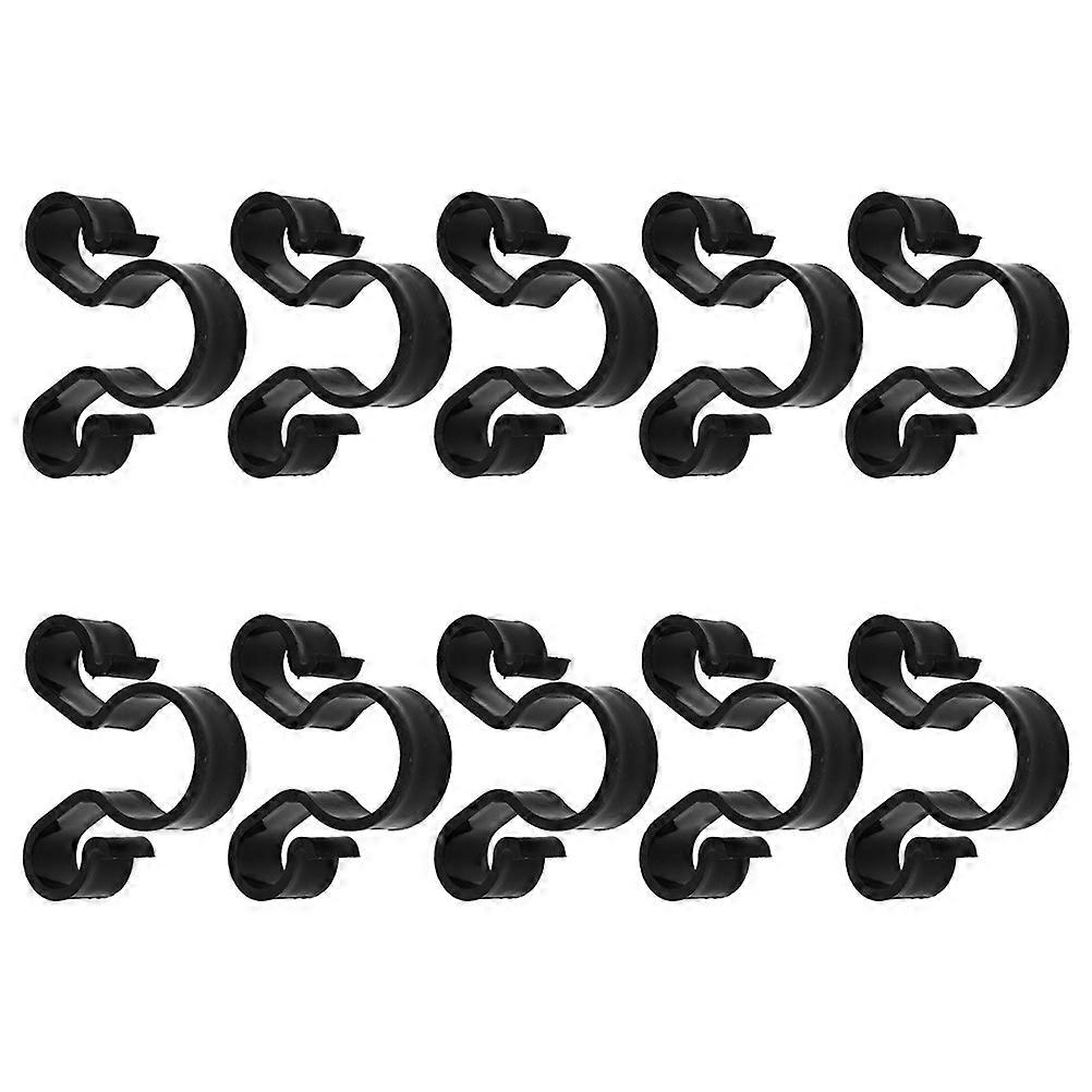 Candle Clips 10Pcs Black Plastic with Versatile Use for Scarf