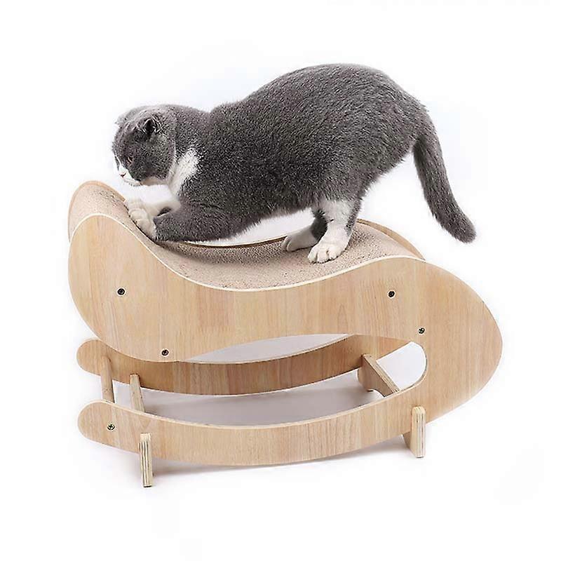 Corrugated Cat Scratching Board Shaker Claw Grinding Toy