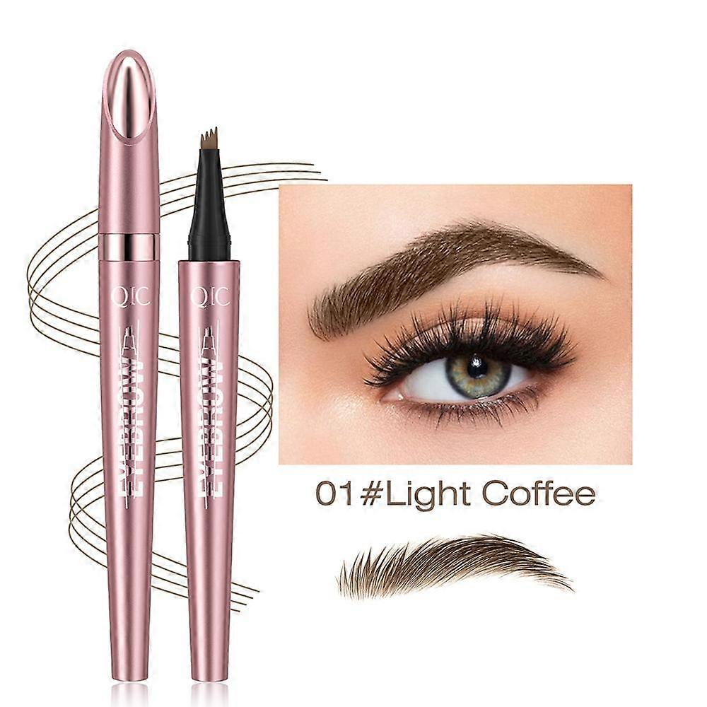 Upgrade Eyebrow Pen 3D Waterproof Microblading Eyebrow Pencil 4 Tip Eye Brow Pen