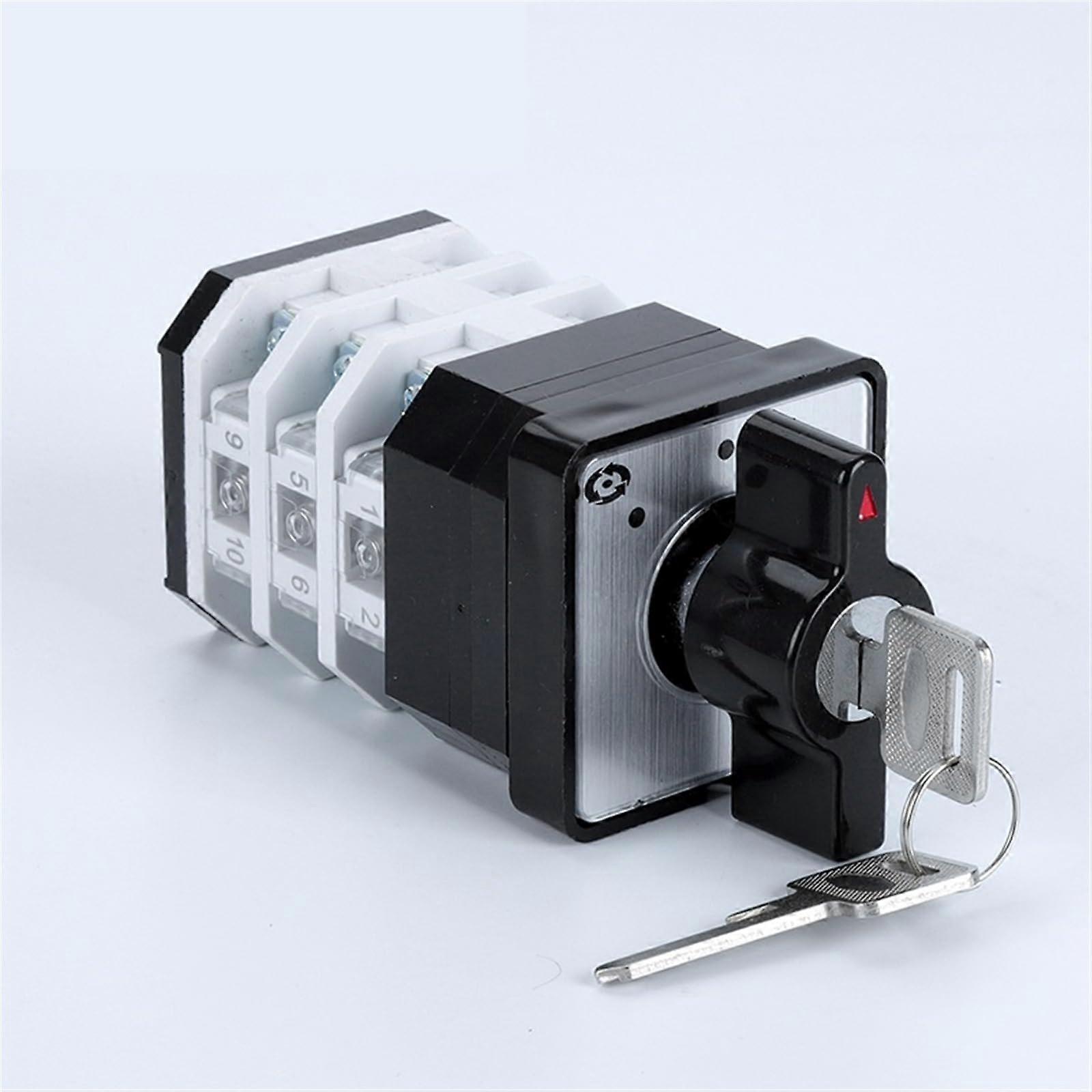 LW12-16YS2/3 Keyed Cam Switch Three-Deck On-Off-On 690V 16A Main Rotary Switch