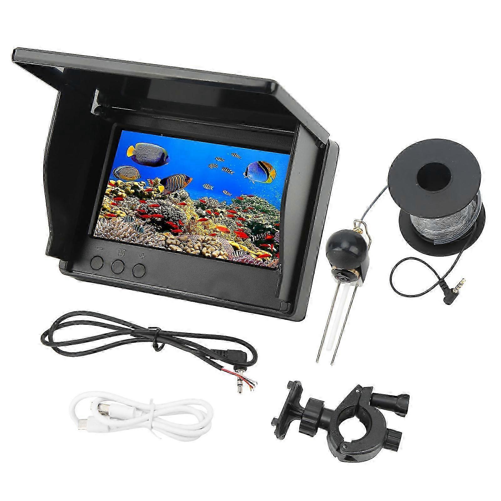 4.3In Underwater Fishing Camera 12v 5v Clear Picture Quality Plug And Play 8000mah High Definition Fish Finder Camera 20meter/65.6ft Fishing Line