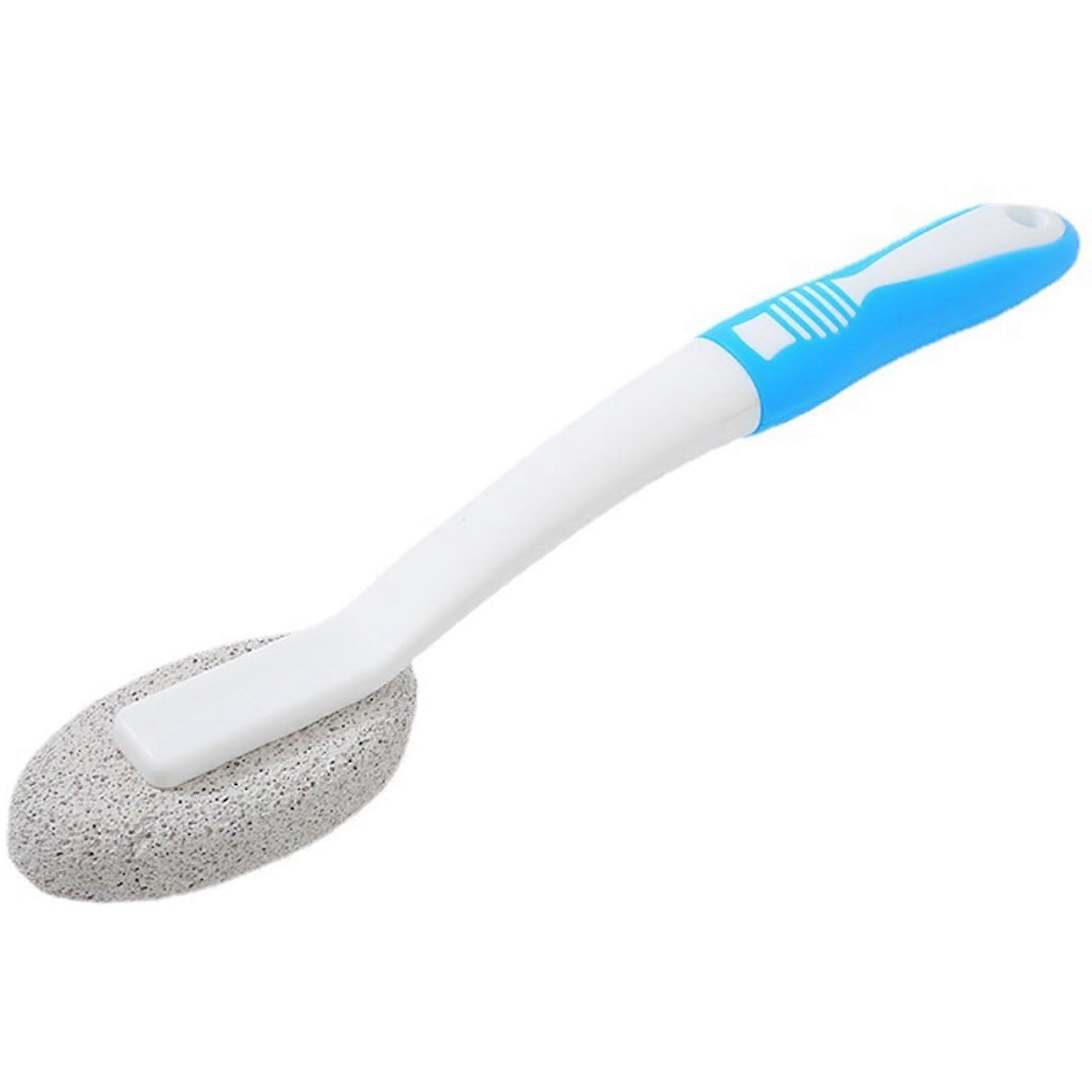 Toilet Dent Stone with Handle 12 Inch Ergonomic Pumice Stone Non-Scratch Cleaner for Toilets, Pool Tiles, and Floor Tiles