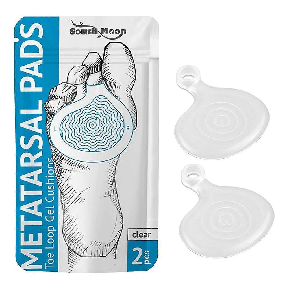 SOUTH MOON SOA08-A059-2-BU1 1 Pair Metatarsal Pads Forefoot Pressure Reducer Toe Loop Gel Cushions