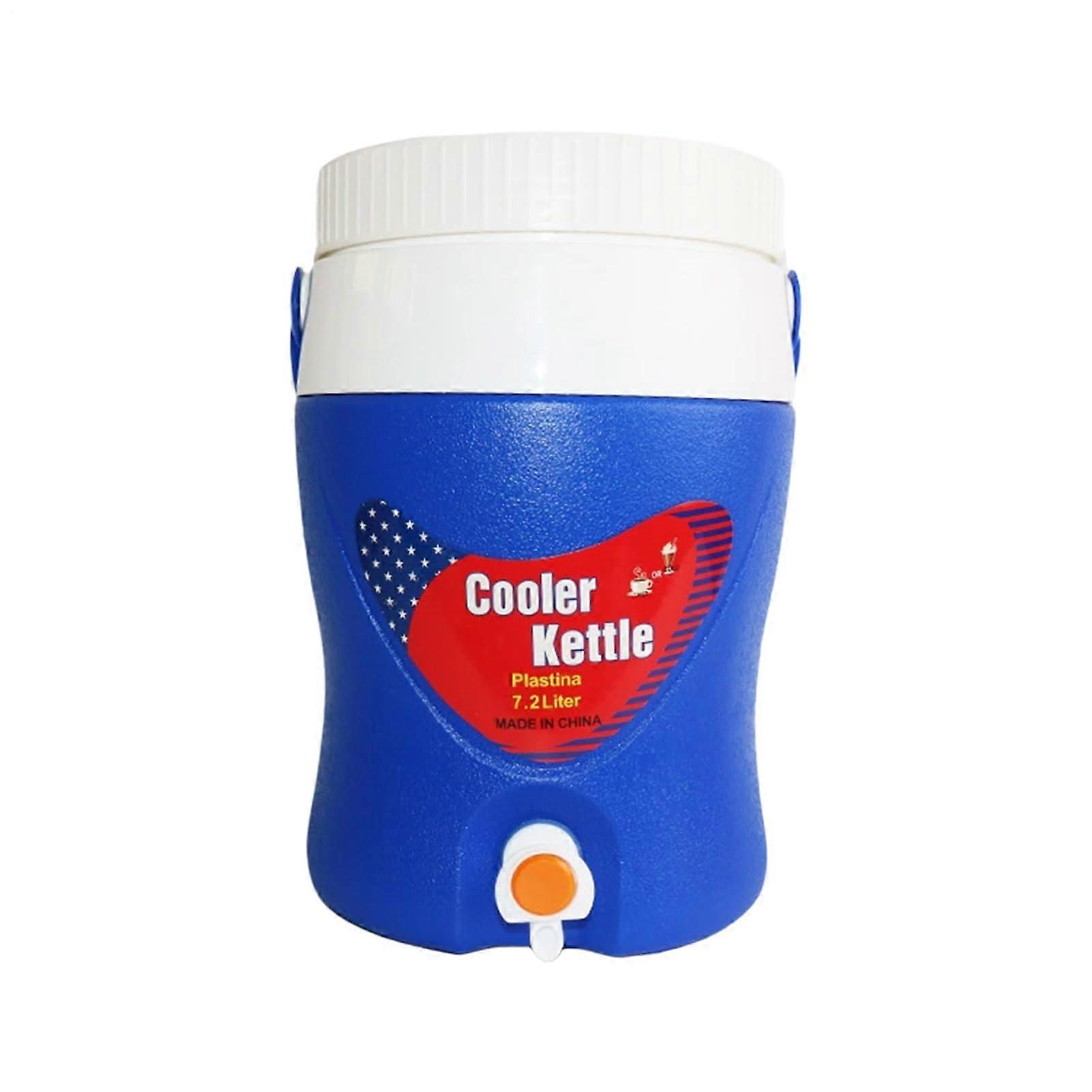 Insulated Beverage Container  Hot and Cold Water Dispenser  DoubleWalled Vacuum Sealing, 7.2 L