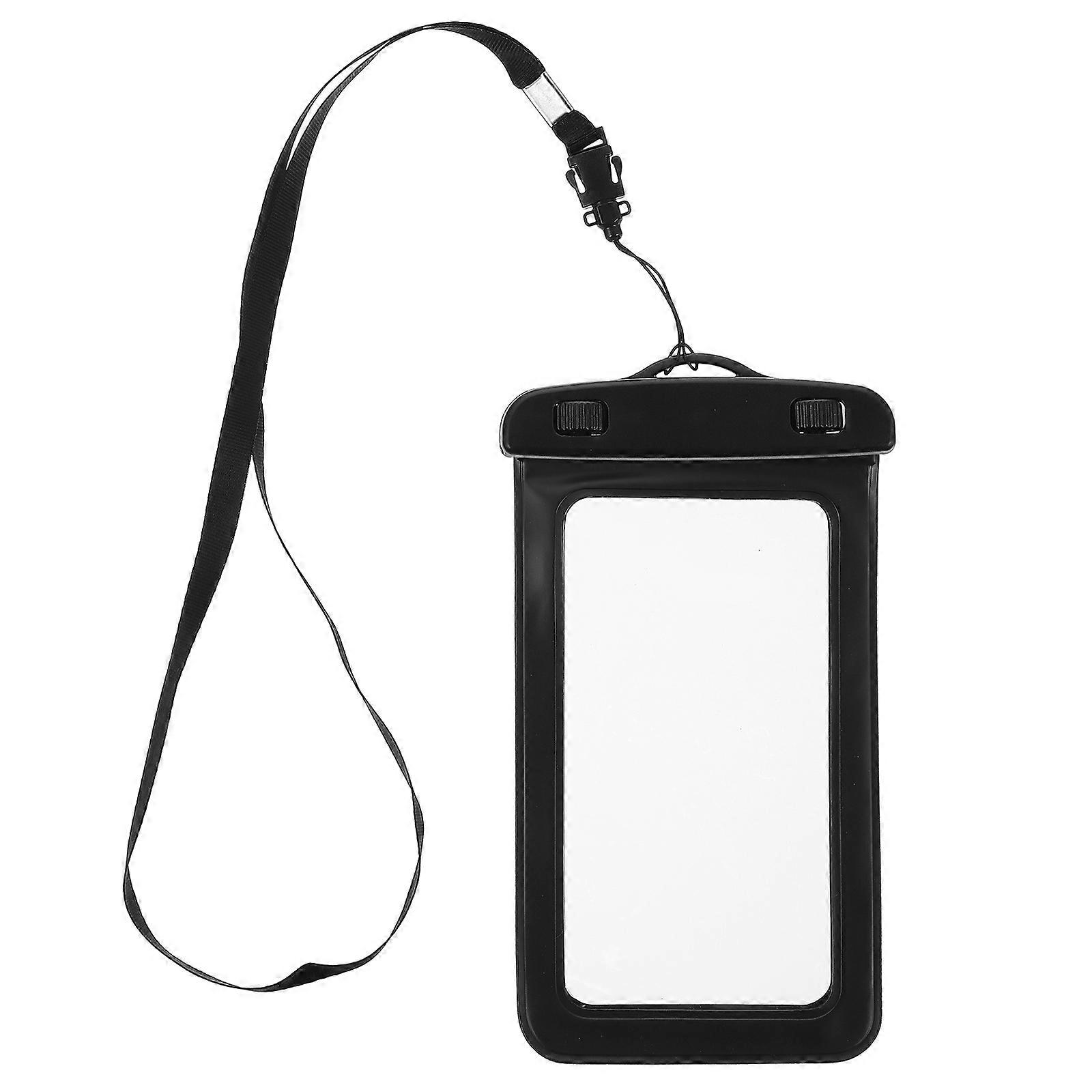 حقيبة هاتف مقاومة للماء للسباحة والغوص والرياضات المائية - حقيبة تخزين متوافقة مع شاشة تعمل باللمس مع حبل لسهولة الحمل